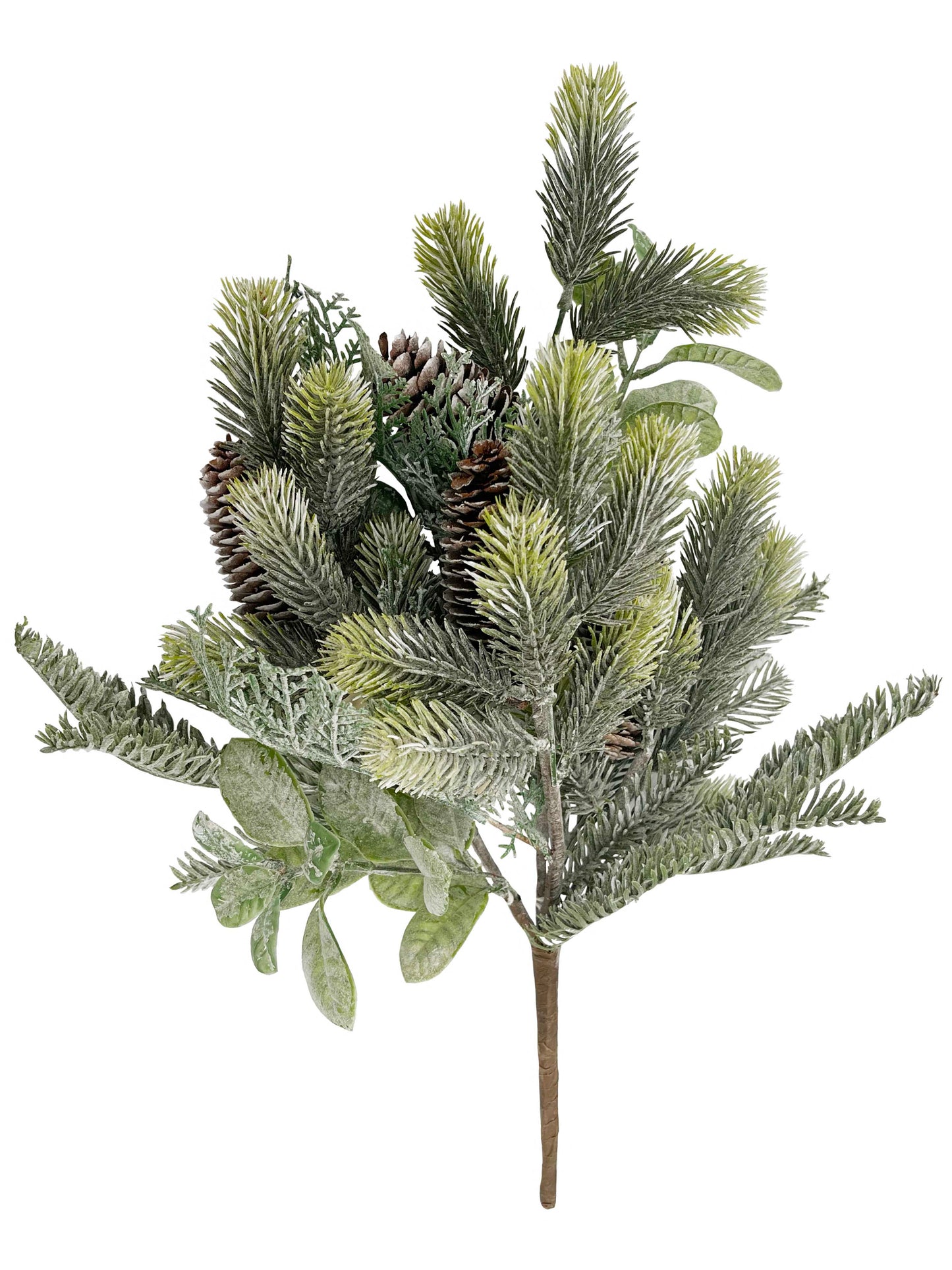 20"H Frosted Conifer W/Cones For Christmas Decorations