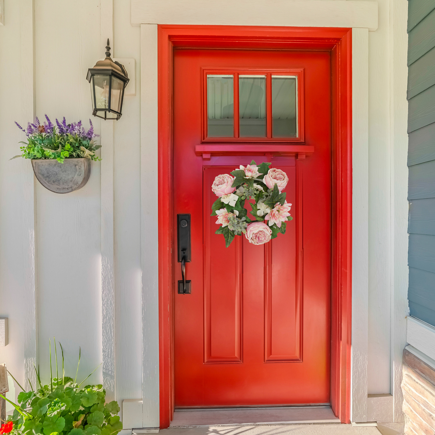 13" Artificial Small Peony Greenery