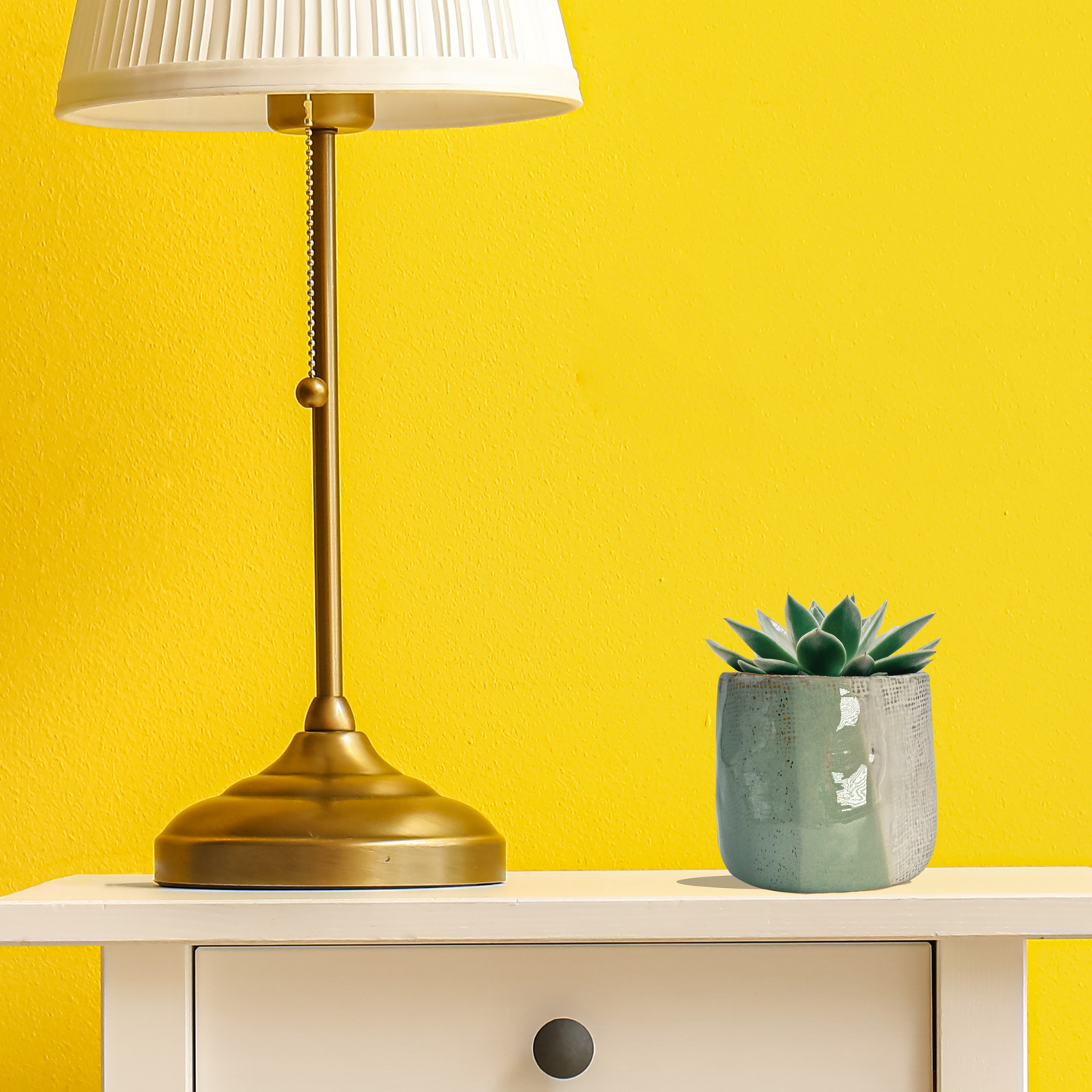 6 inch Ceramic Flower Planter Pot - ABN5E197-GRN