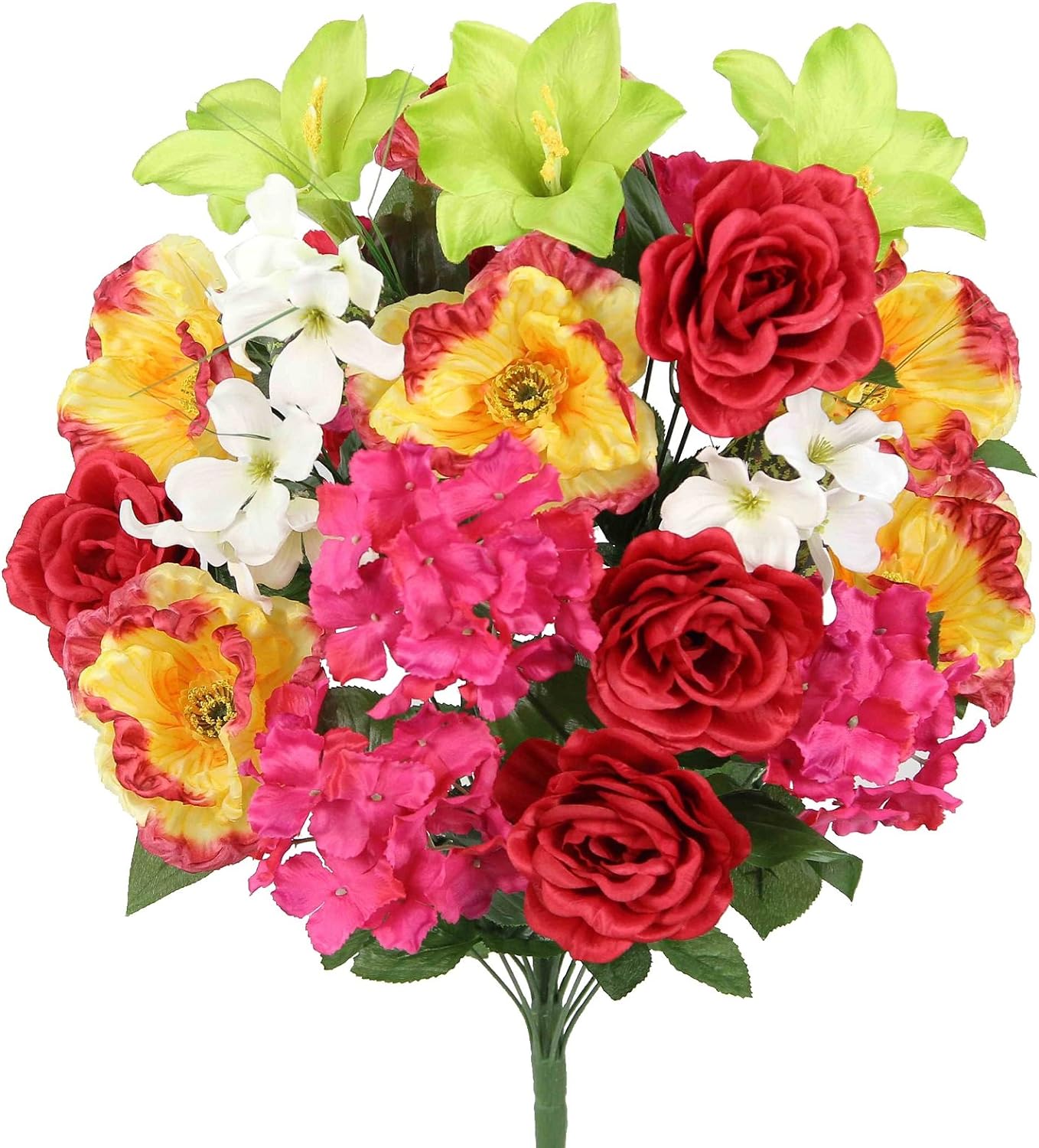 Mixed Floral Arrangement 24 Stems Home Office/Wedding/Restaurant Decoration Arrangement