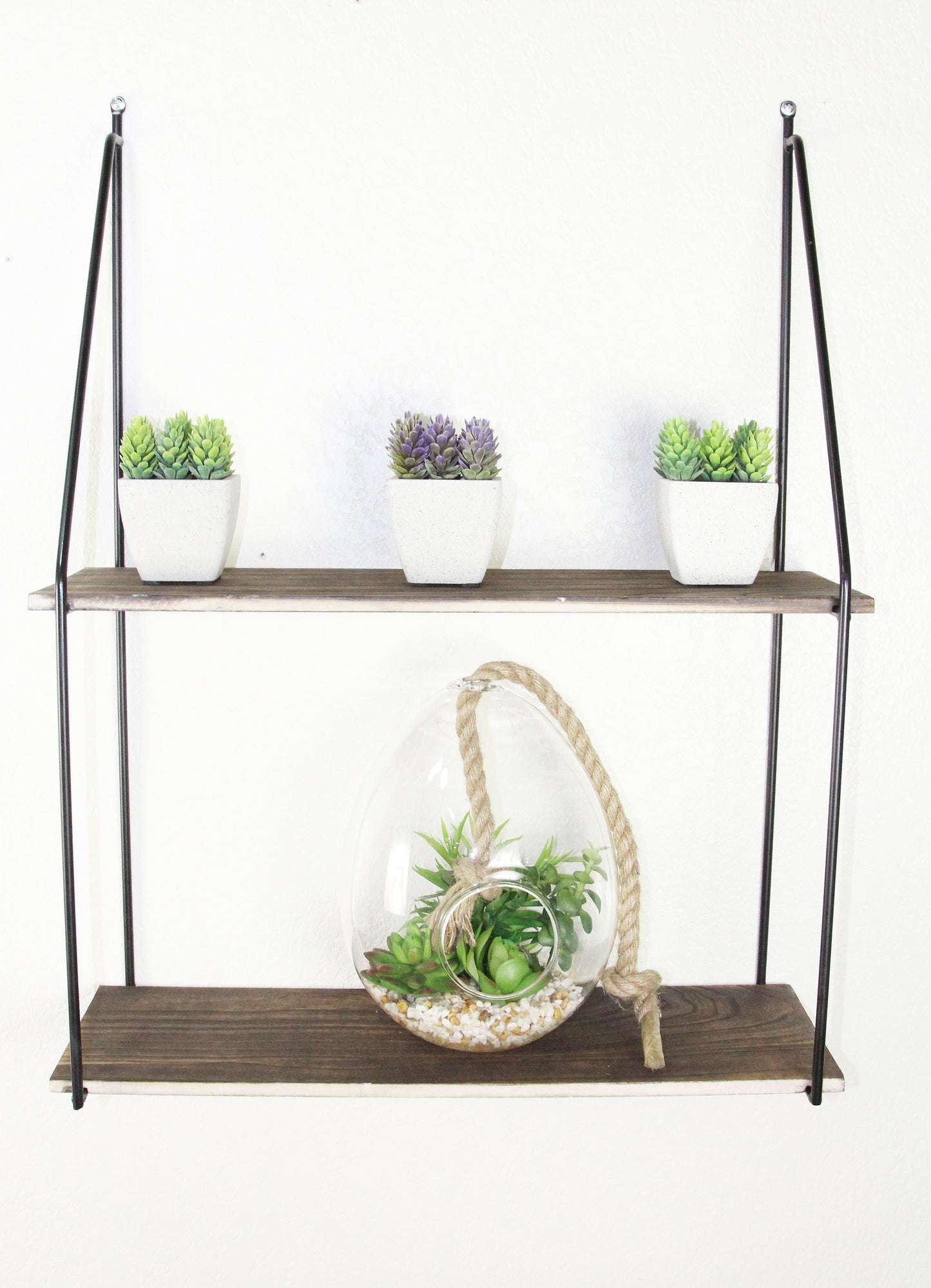 2 Tier Wall Mount Shelf Farmhouse Shelf For Wall Accent Wall Shelf Shelving