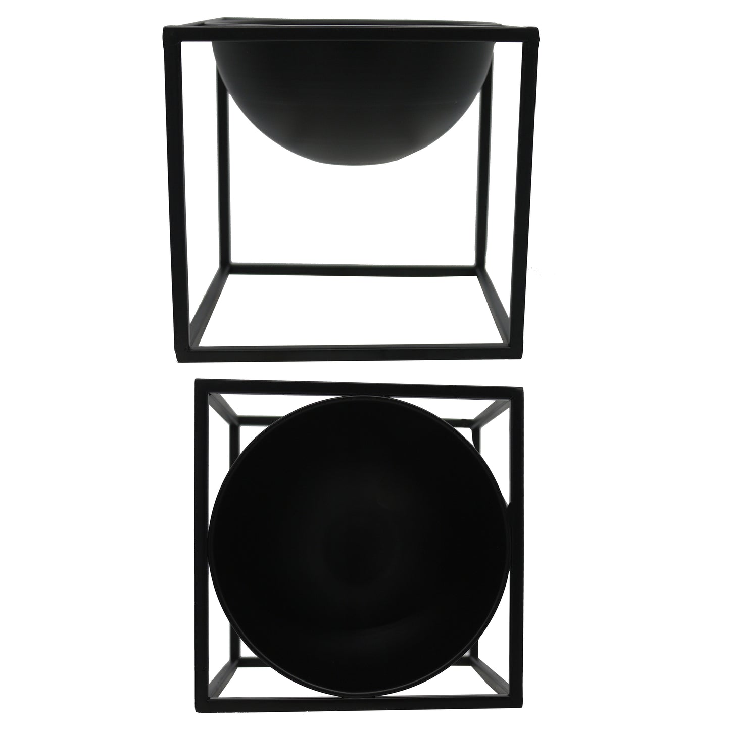 Set of 2 2 size Modern Geometric Planter Pot Flower Plants Holder