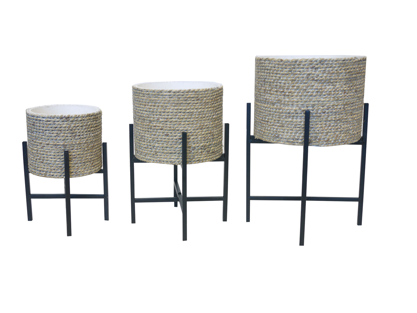 Set of 3 3 sizes Modern Planter Pot Flower Plants Holder