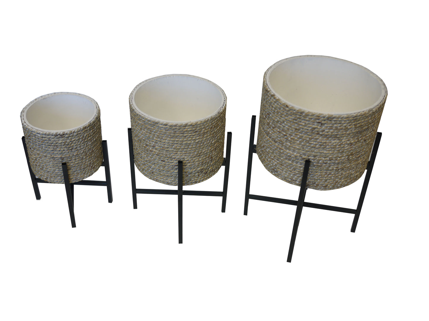 Set of 3 3 sizes Modern Planter Pot Flower Plants Holder