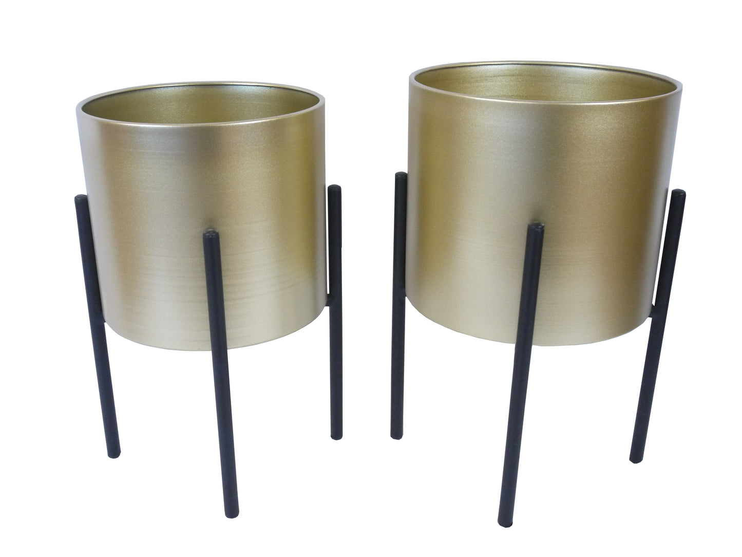 Set of 2 2 sizes Mid Century Planter Pot Flower Plants Holder