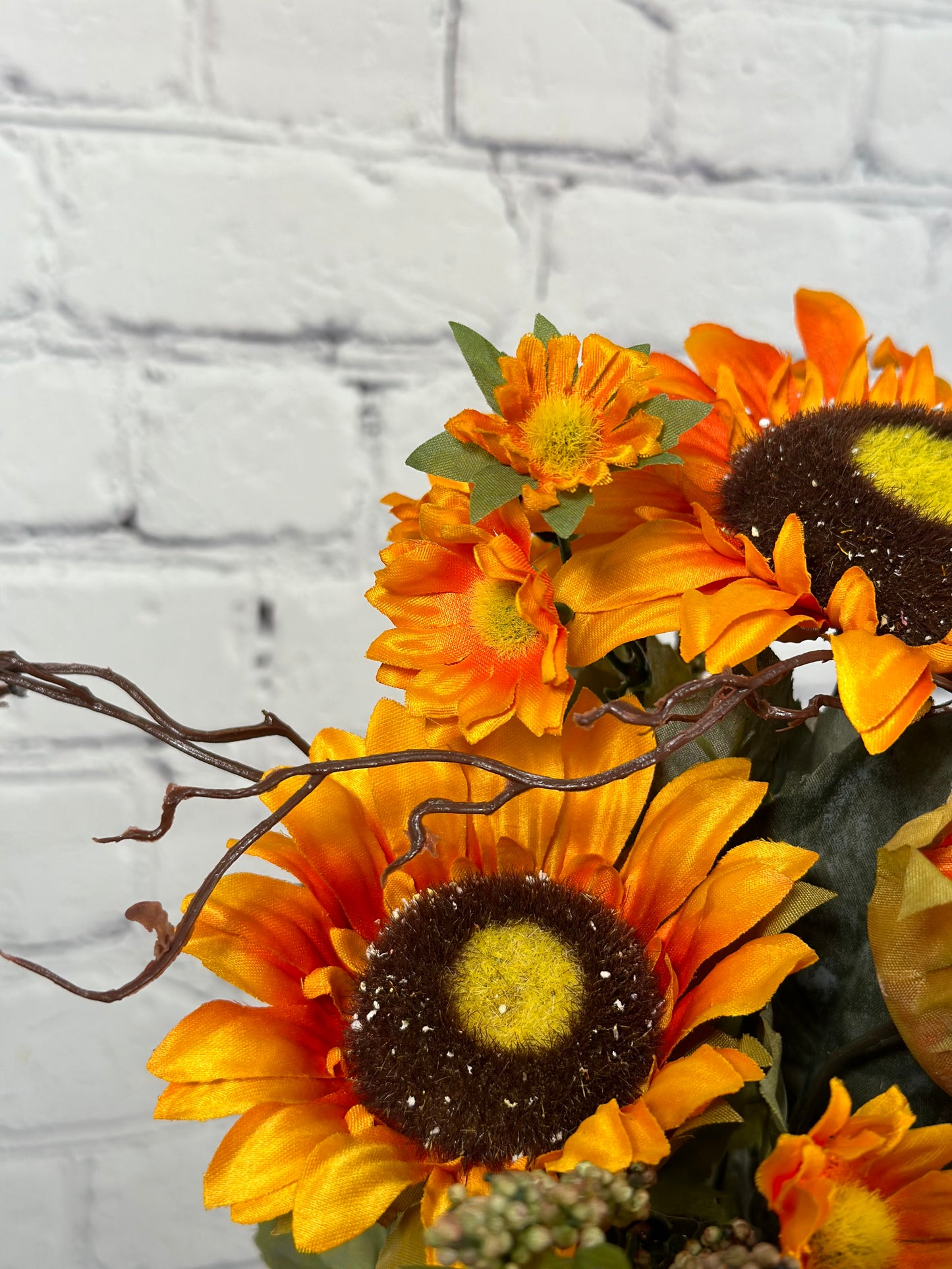 11 Stems Artificial Sunflower Bush Flower