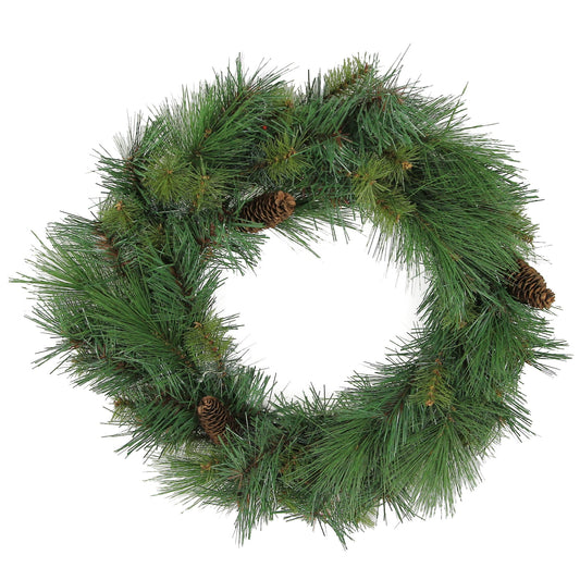 24" Faux Christmas    63 Tips Pine Cone
