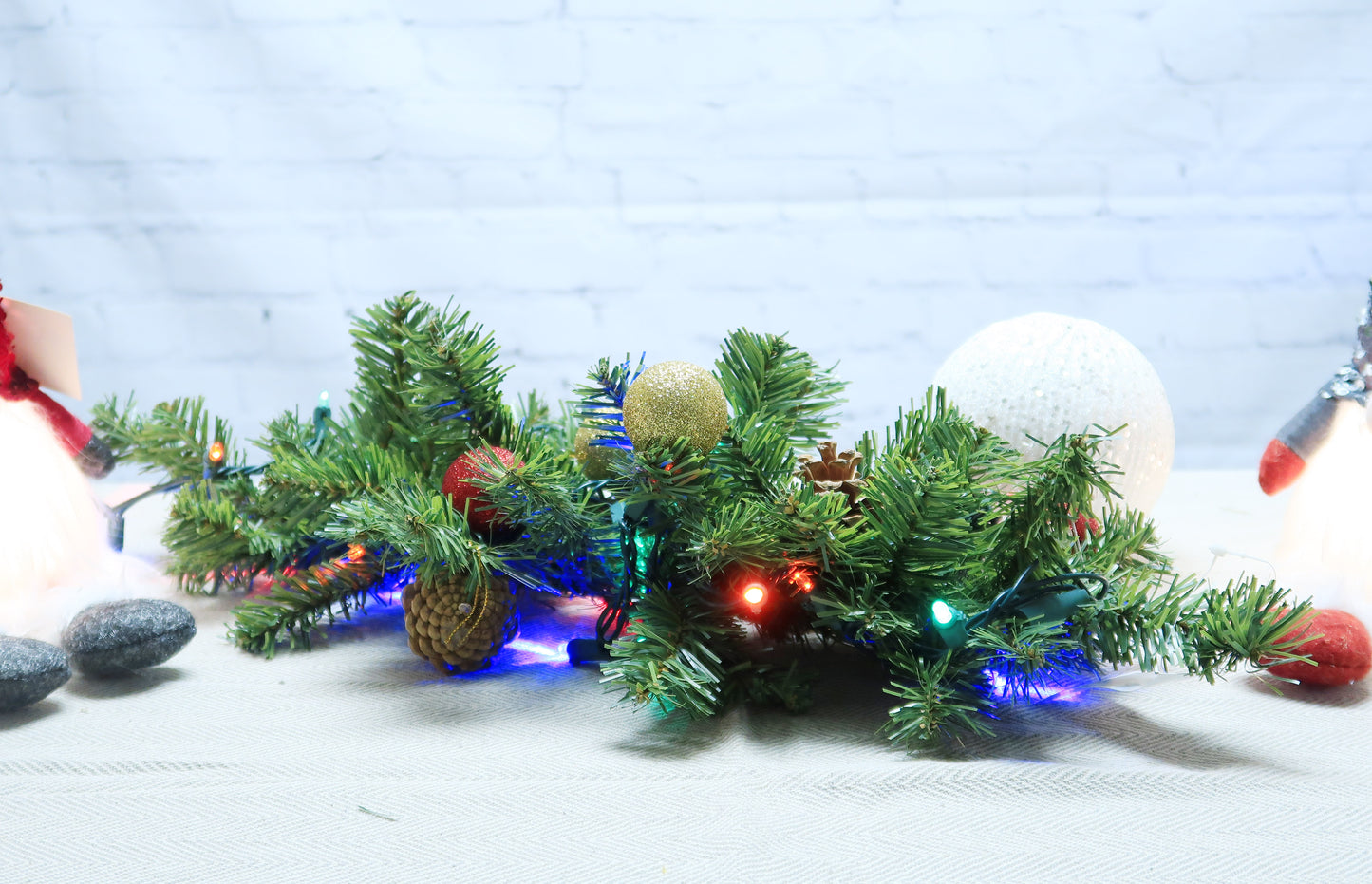 23"L Faux Christmas Swag 52 Tips Canadian Mixed Pine Holiday Winter Christmas