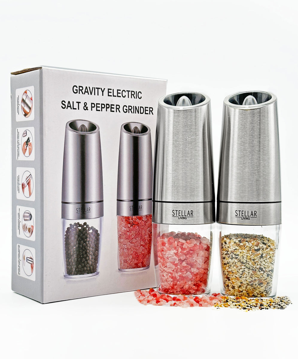  Gravity Electric Salt and Pepper Grinder Set Gifts for
