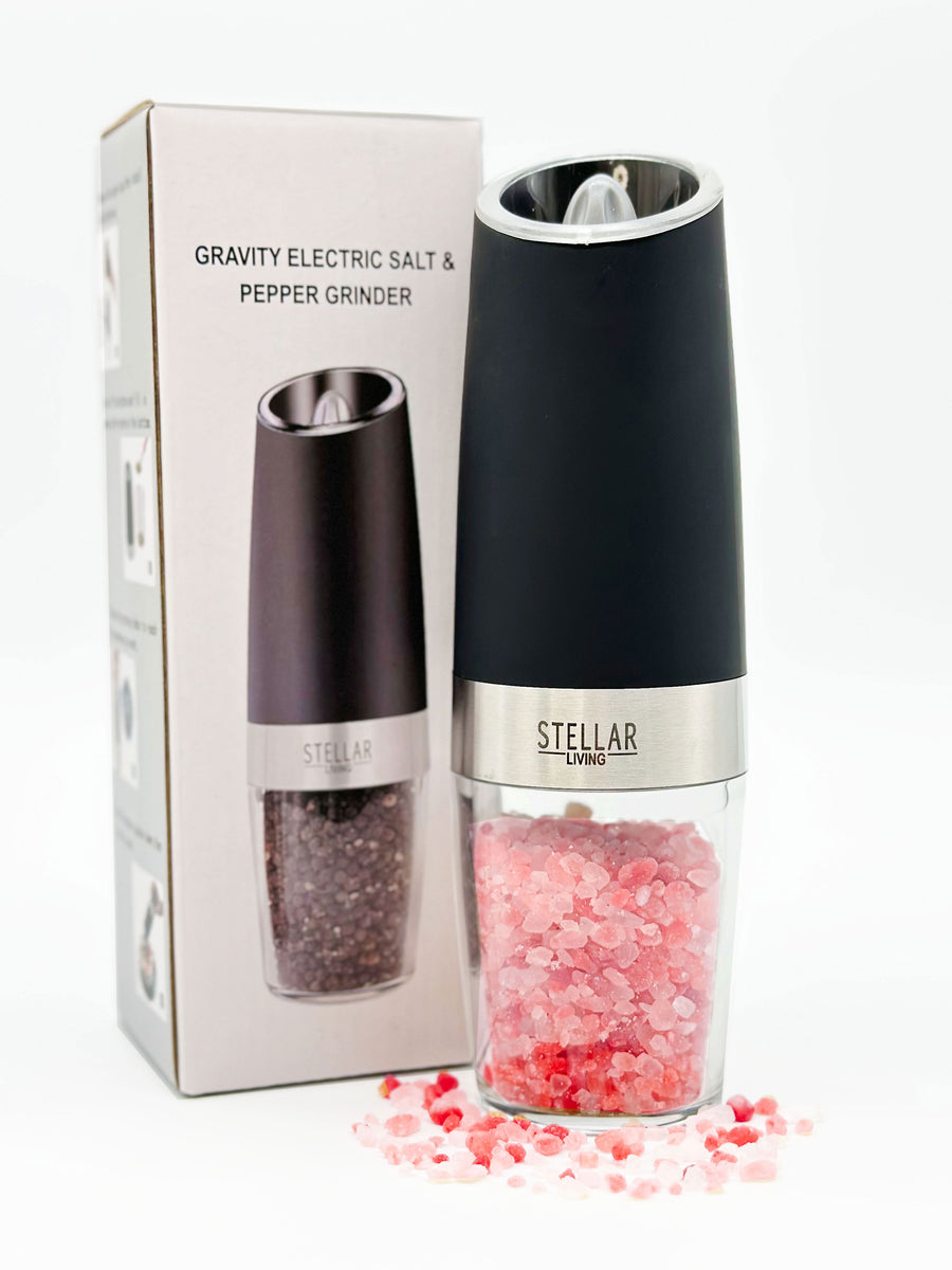  Gravity Electric Salt and Pepper Grinder Set of 2