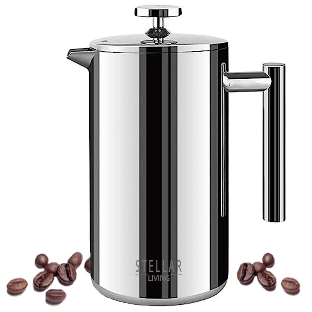 French Press Coffee Maker, Maximum Flavor Coffee Brewer