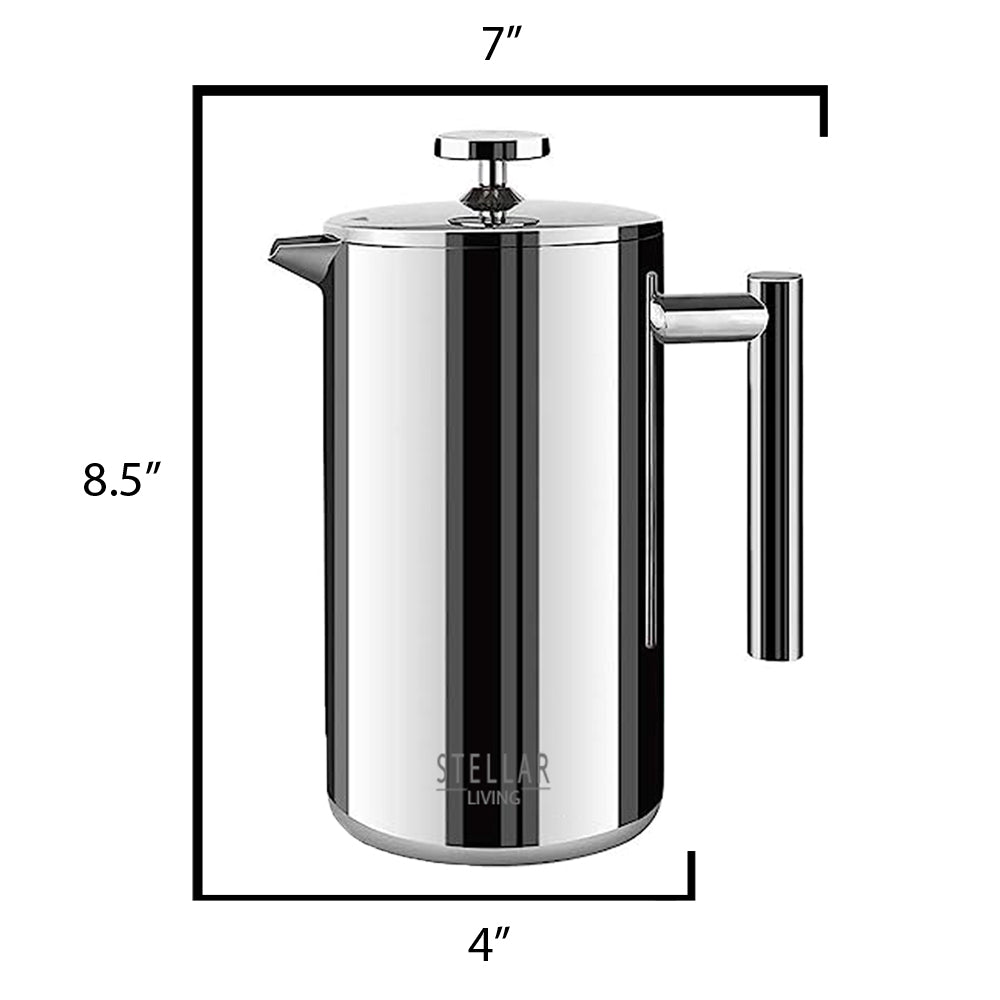 French Press Coffee Maker, Maximum Flavor Coffee Brewer