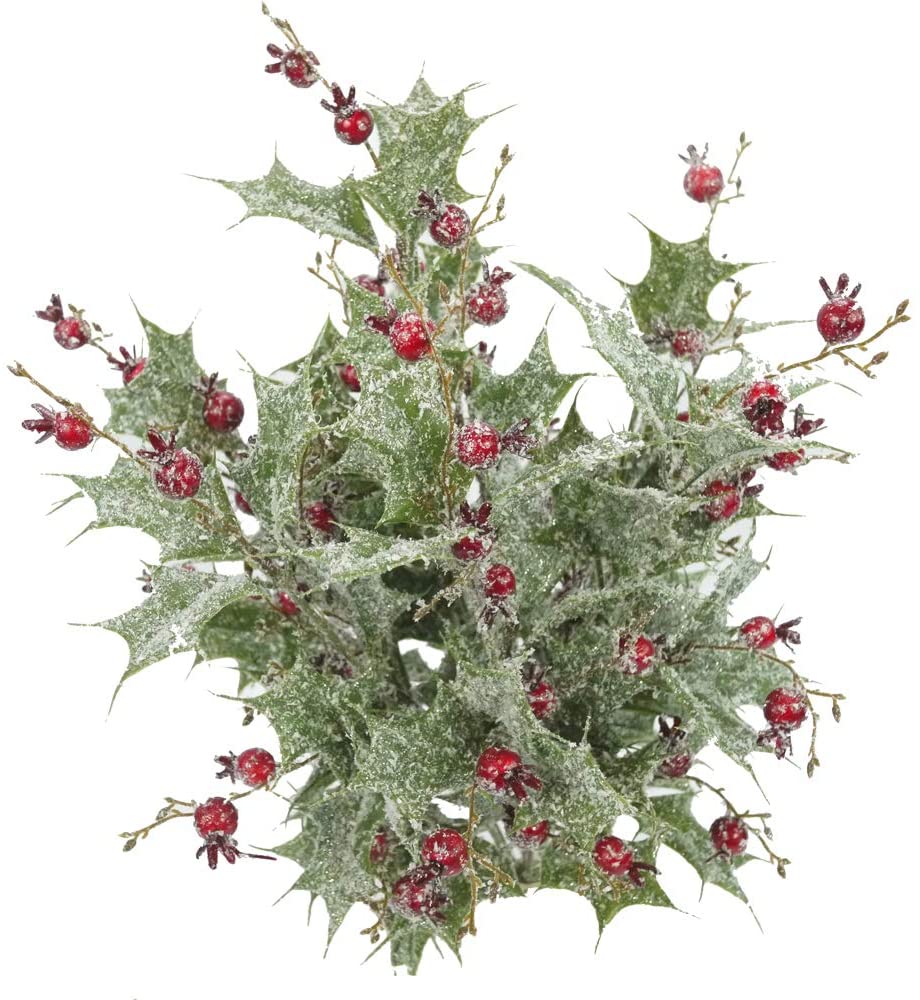 ABN4B005-FROSArtificial Winter Frost Seasonal Mixed Bushwhite