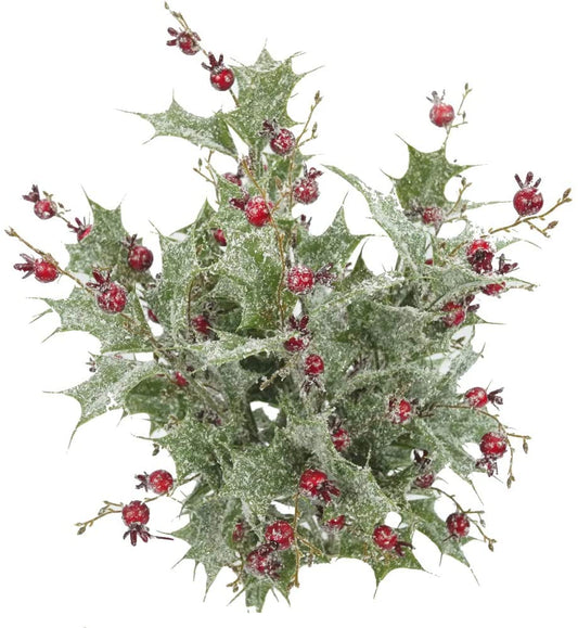 ABN4B005-FROSArtificial Winter Frost Seasonal Mixed Bushwhite