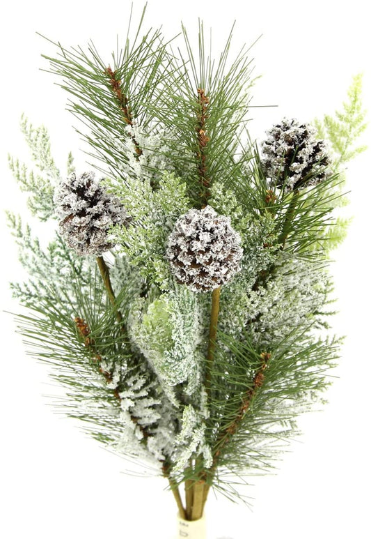 ABN4B001-GRNSNOW WinterFrost Berry BushGreen