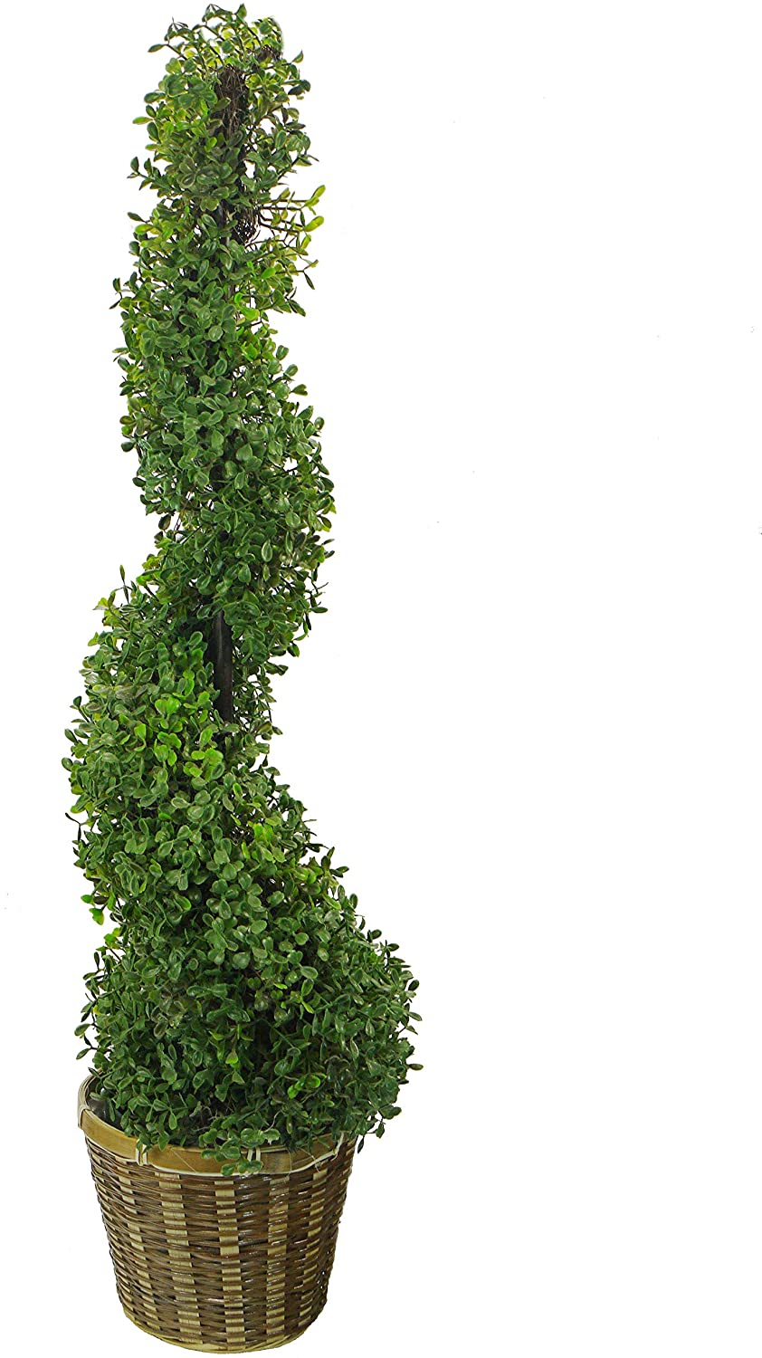 Artificial Spiral Boxwood Leave Topiary Plant Tree, ABNT002B-NTRL