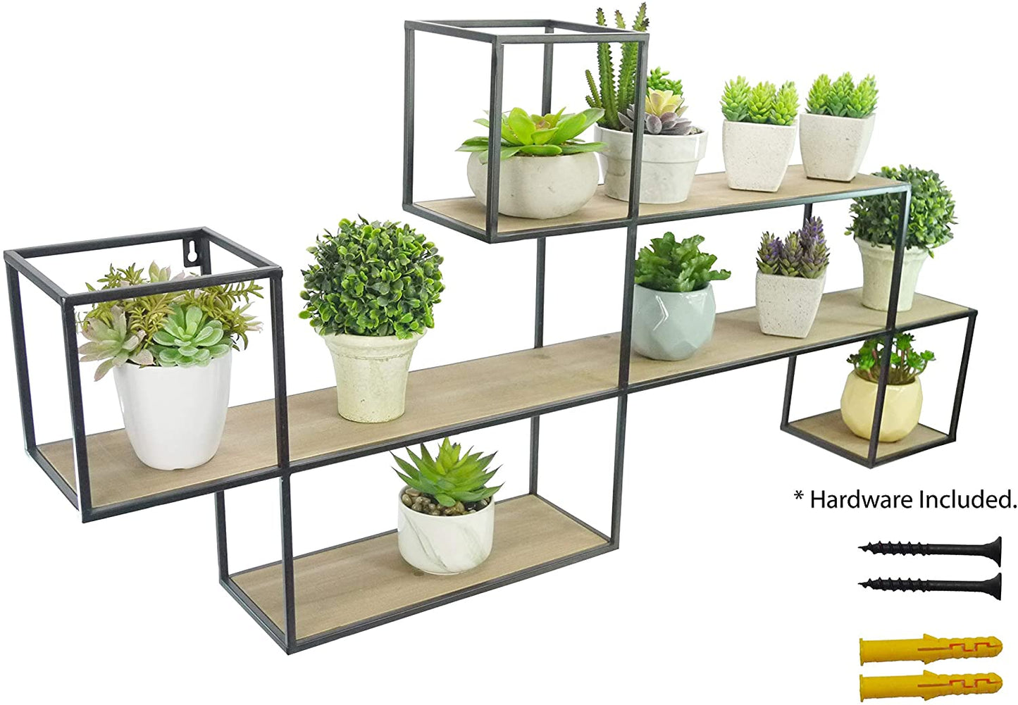 3 Tier Wall Mount Shelf Accent Wall Shelf