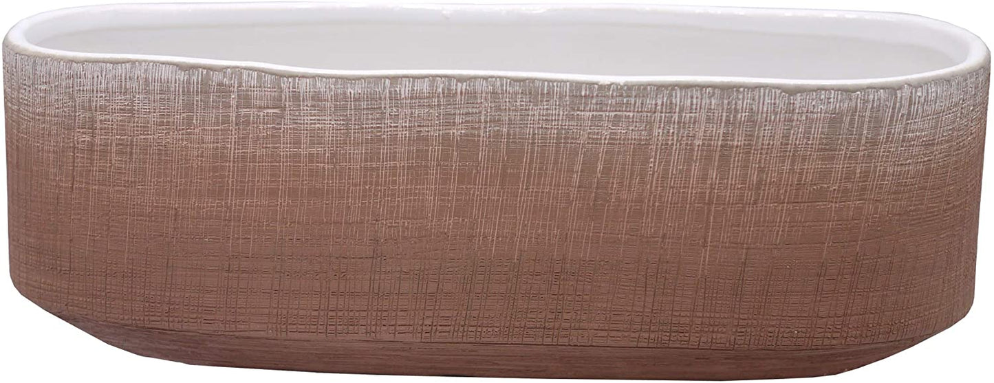 Ombre Ceramic 10" Modern Ceramic Flower Planter