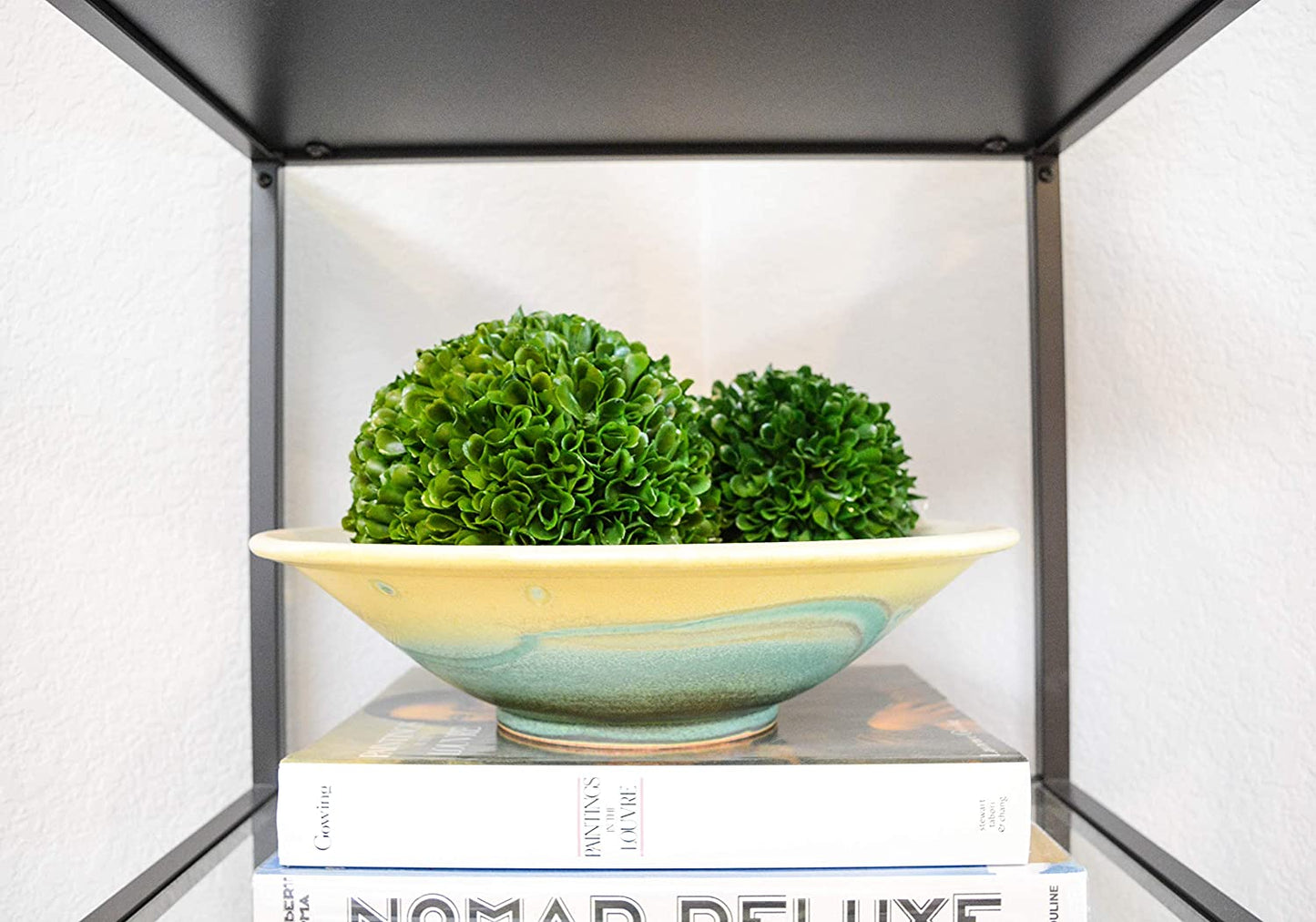 2pcs 6" Ball Topiary Plants Artificial Boxwood Topiary Faux Topiaries