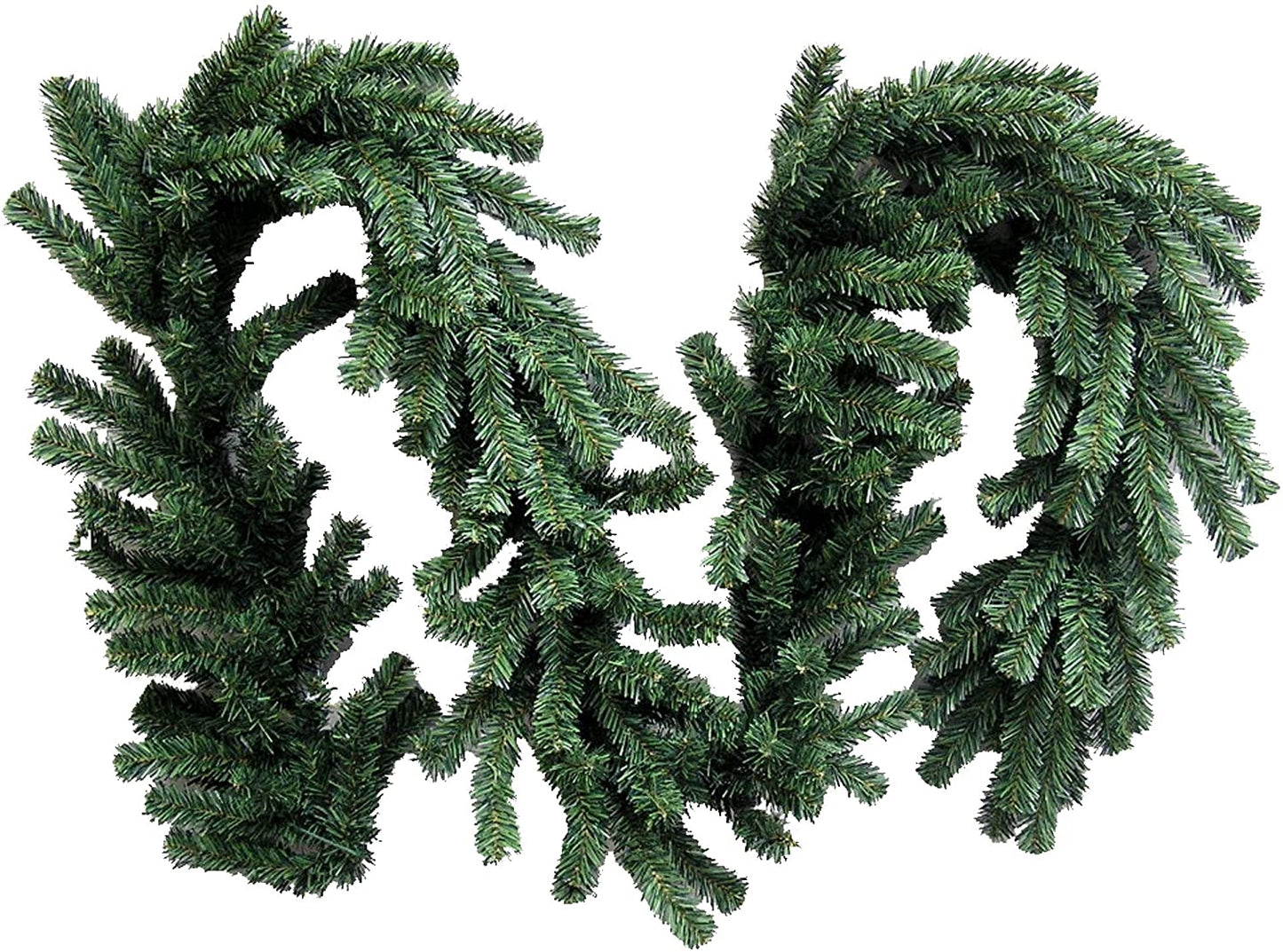 9 Ft x 14" 180 Tips PVC Canadian Pine Garland Holiday Winter Christmas