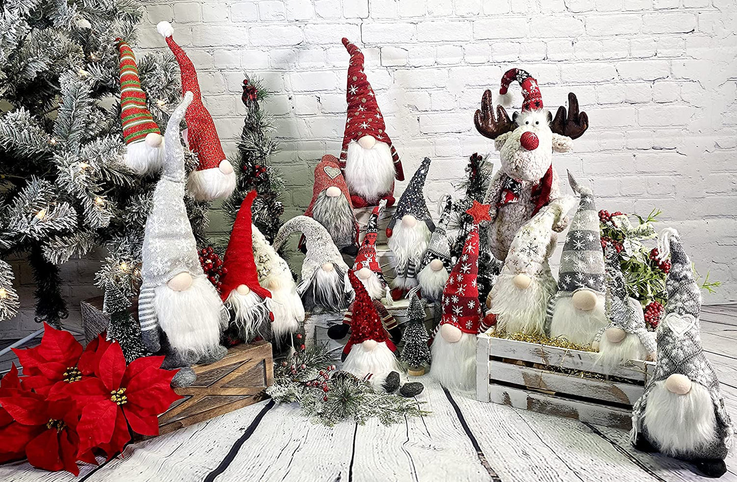 19.6 inch Standing Christmas Gnome