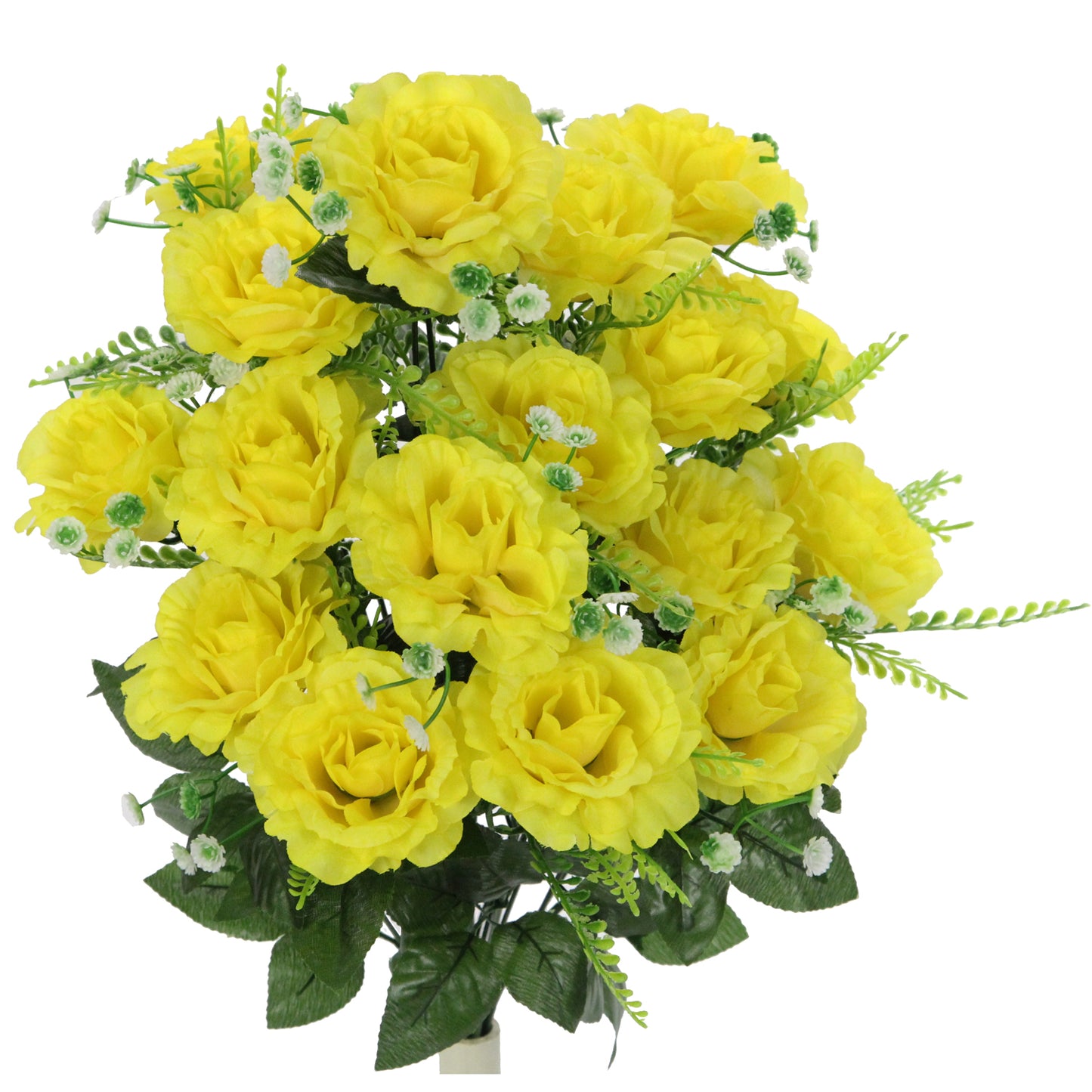 18 Stem Artificial flowers Roses Bush Spring