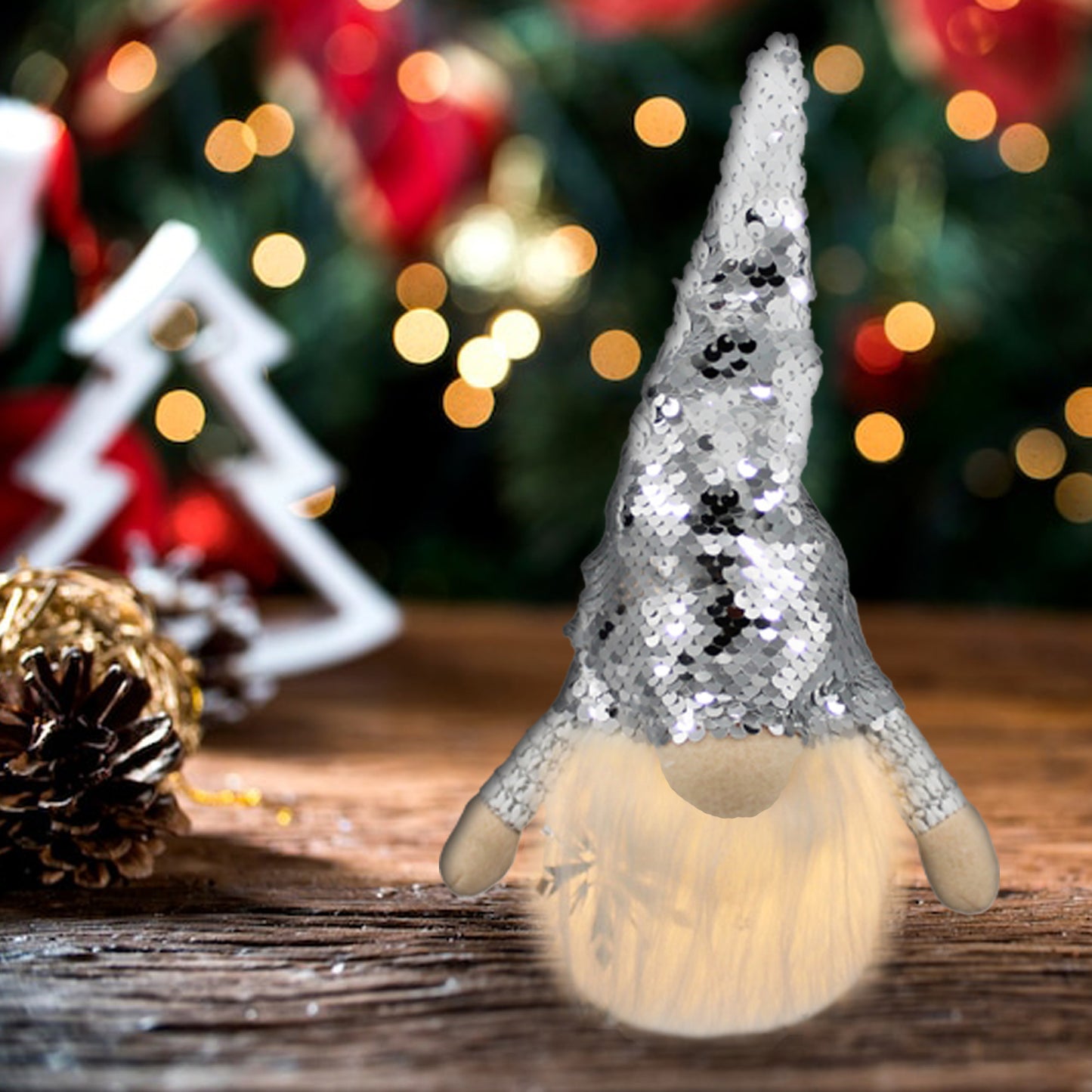 1pc 10"H Christmas Gnomes