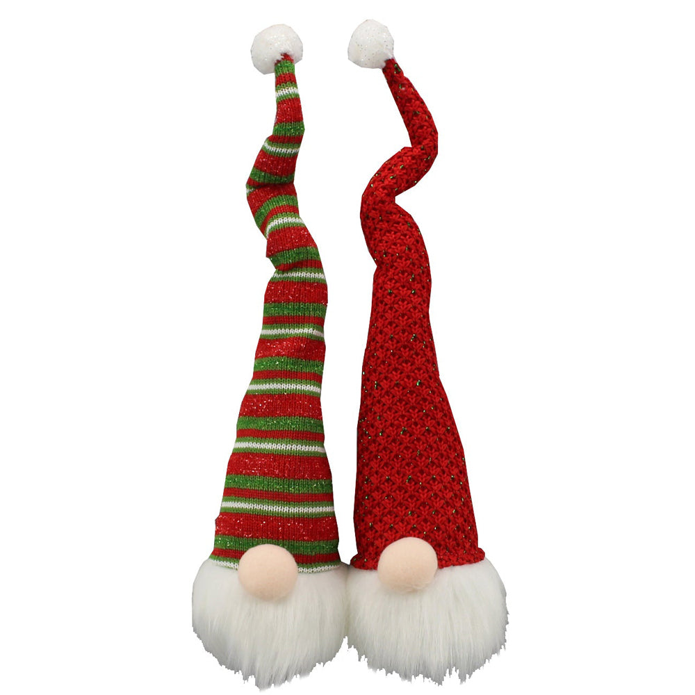 2pcs 15"H Christmas Gnomes Plush