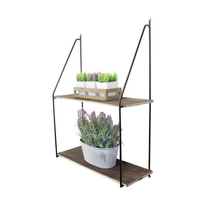 2 Tier Wall Mount Shelf Farmhouse Shelf For Wall Accent Wall Shelf Shelving