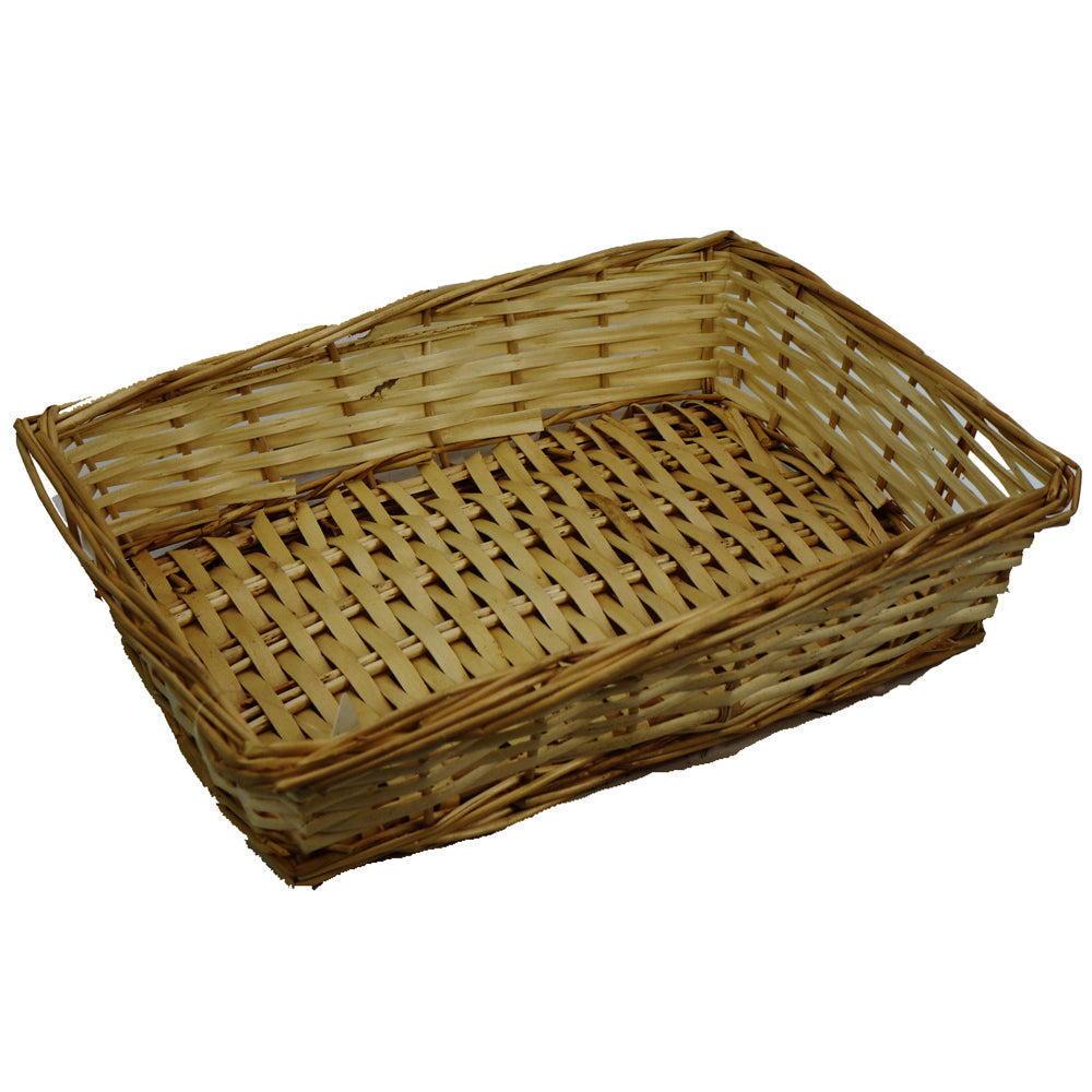 ABN5E102-NTRL Natural Willow Small Rectangle Basket