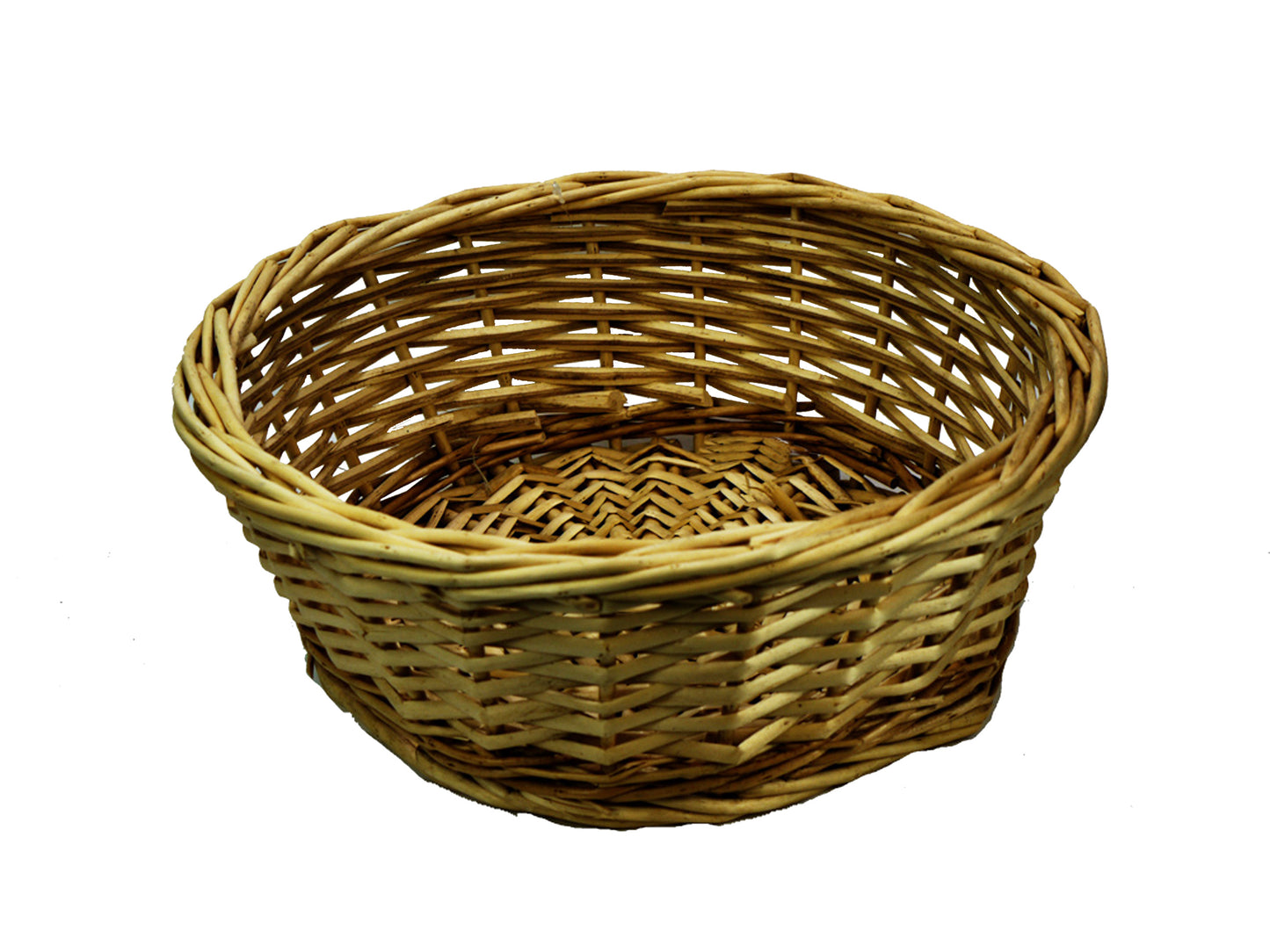 ABN5E104-NTRL Honey Round Wicker Basket