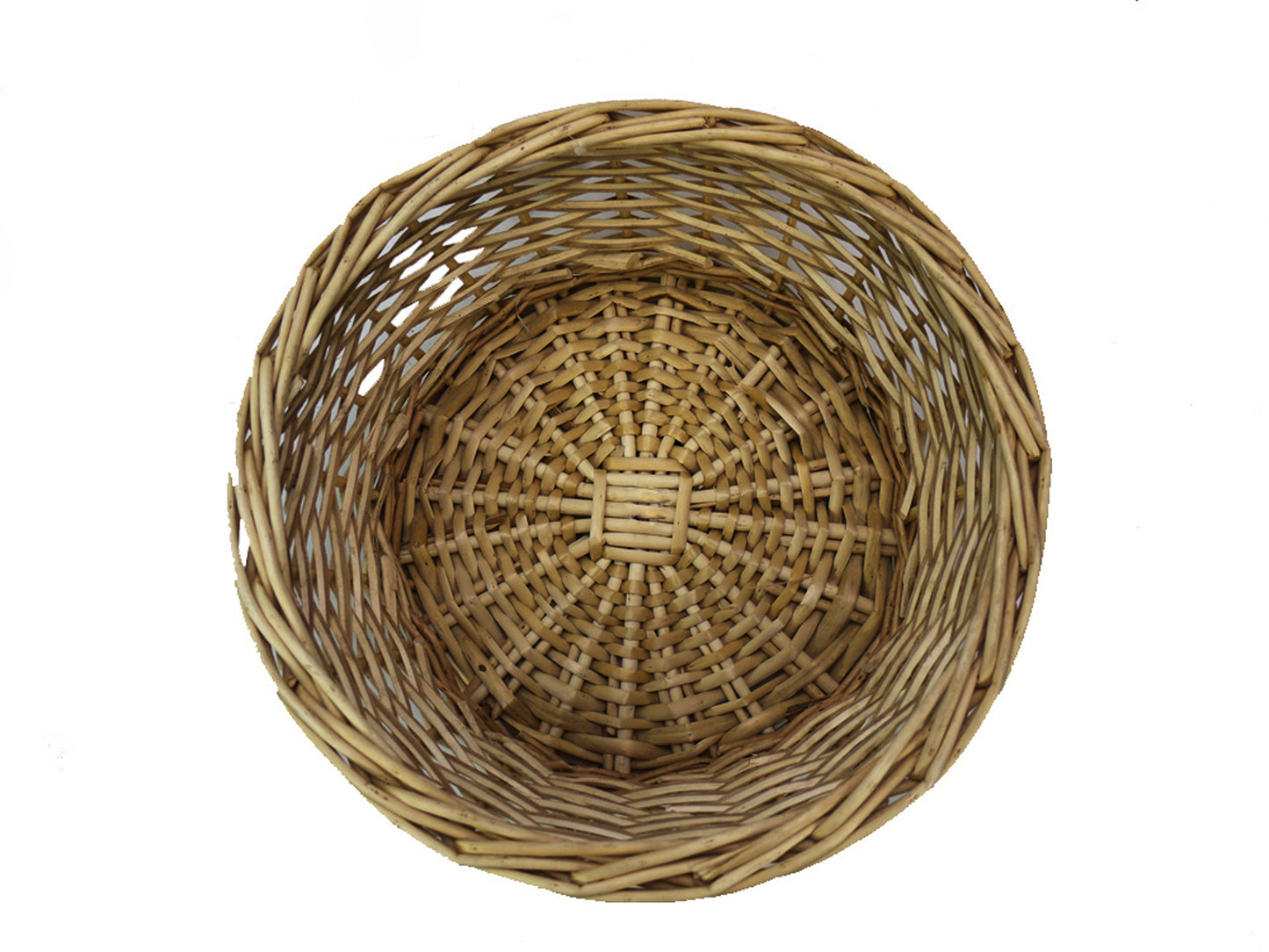 ABN5E104-NTRL Honey Round Wicker Basket