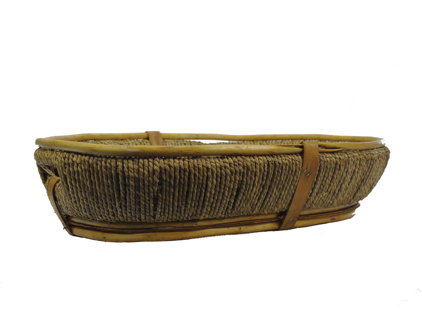 ABN5E105-HNY Honey Willow/Wood Oval Basket