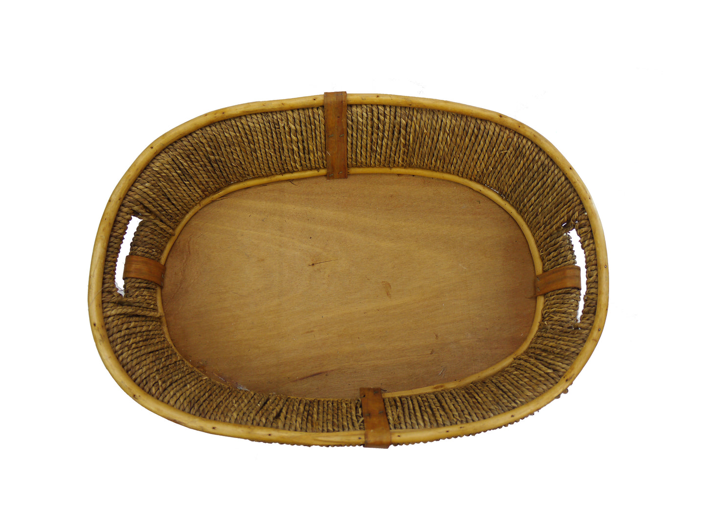 ABN5E105-HNY Honey Willow/Wood Oval Basket