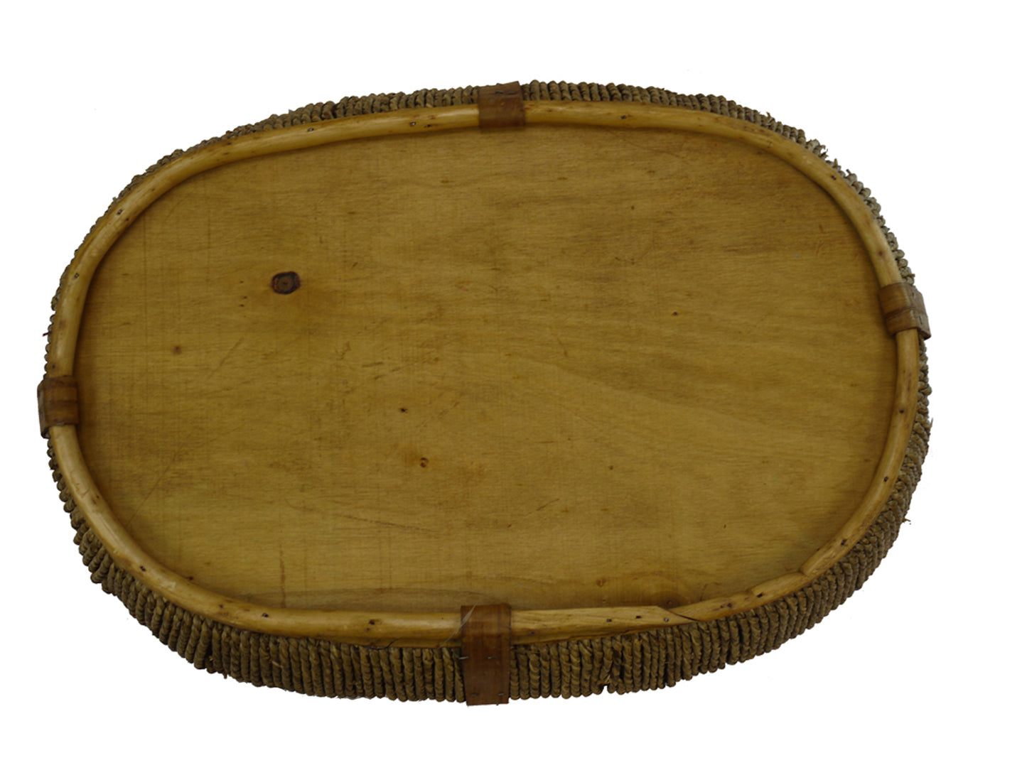 ABN5E105-HNY Honey Willow/Wood Oval Basket