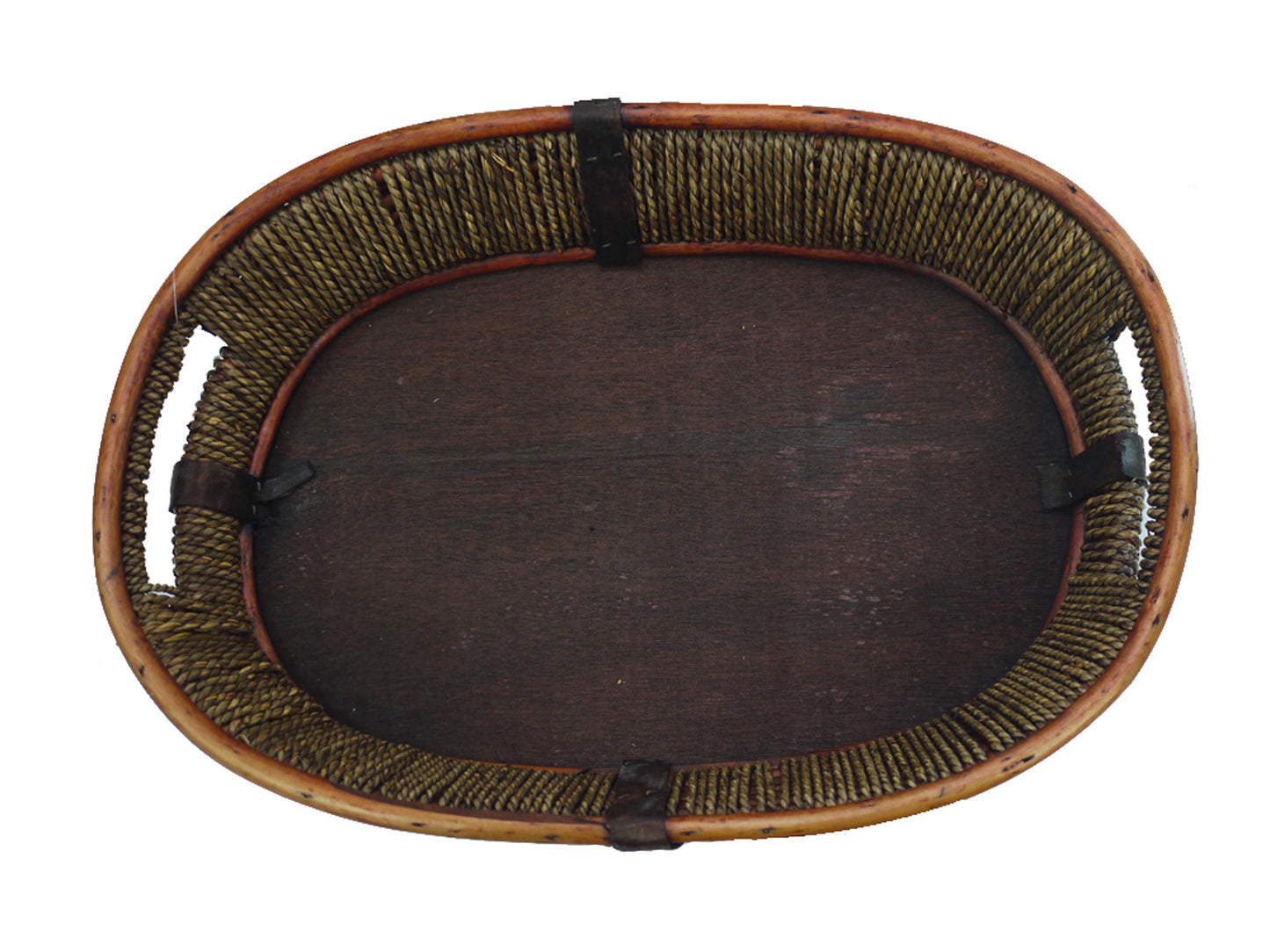 ABN5E105-HNY Honey Willow/Wood Oval Basket