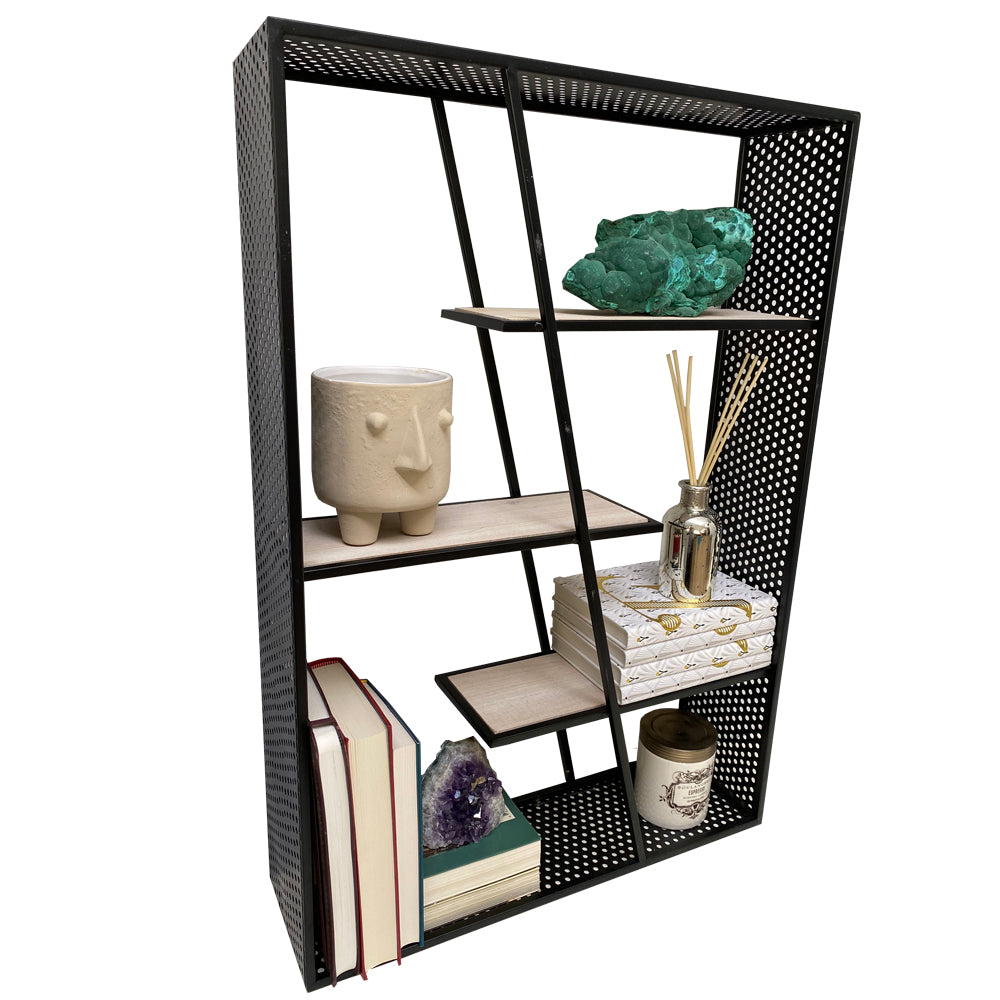 Accent Floating Wall Shelf Geometric Design, ABN5E160-NTRL