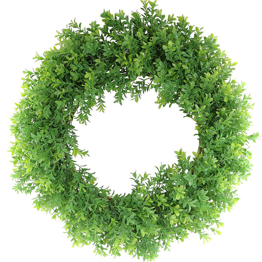22" Artificial Boxwood Spring Summer