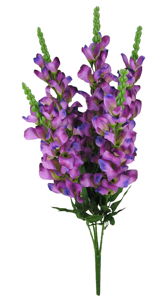 GPB0311 Artificial Blooming Snapdragon and Greenery Bush