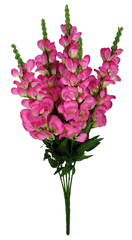 GPB0311 Artificial Blooming Snapdragon and Greenery Bush