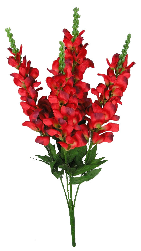 GPB0311 Artificial Blooming Snapdragon and Greenery Bush