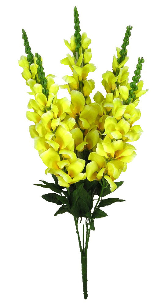 GPB0311 Artificial Blooming Snapdragon and Greenery Bush