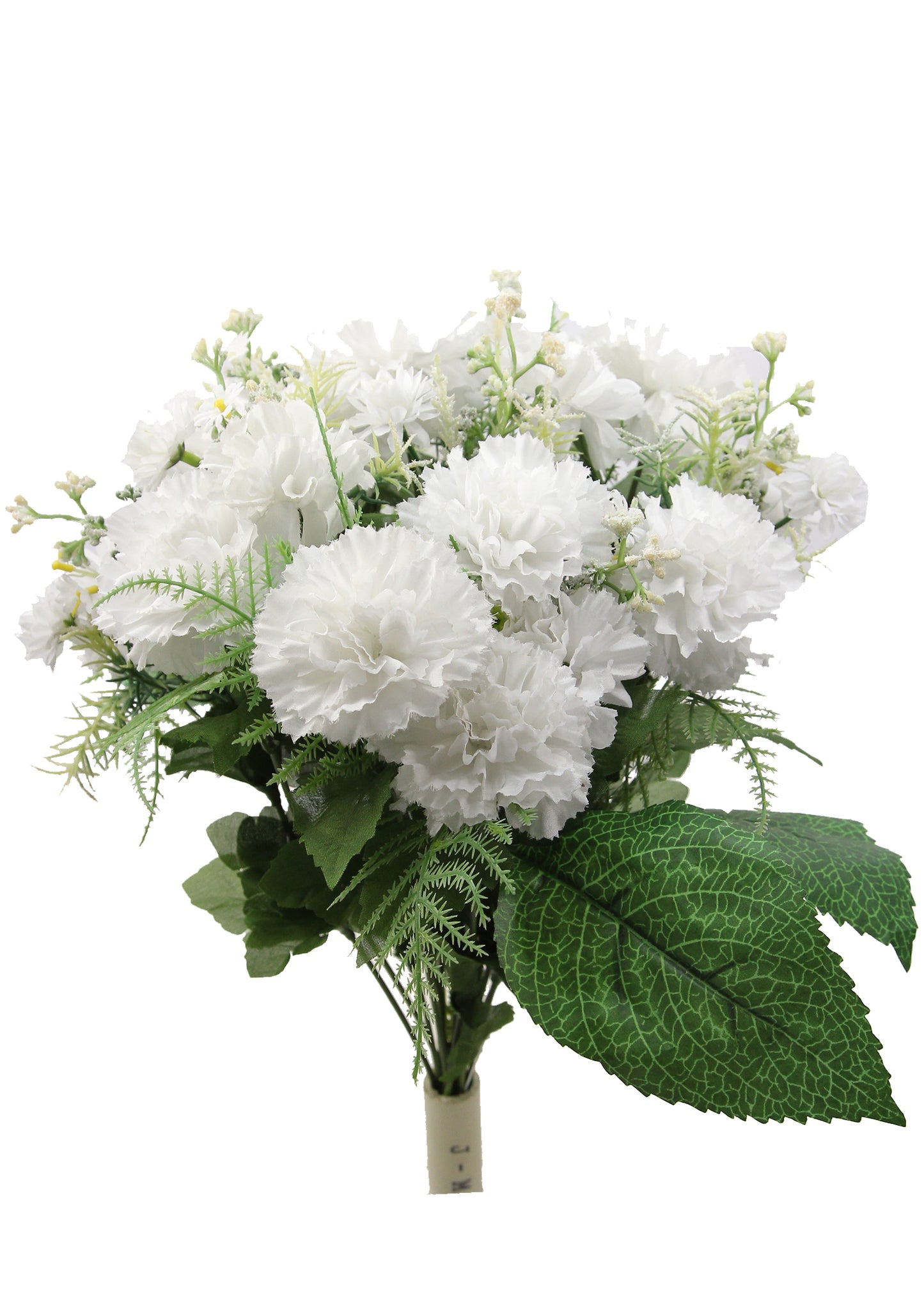 GPB162 - 16 Stems Artificial Blooming Baby Carnation with Greenery Mixed Bush