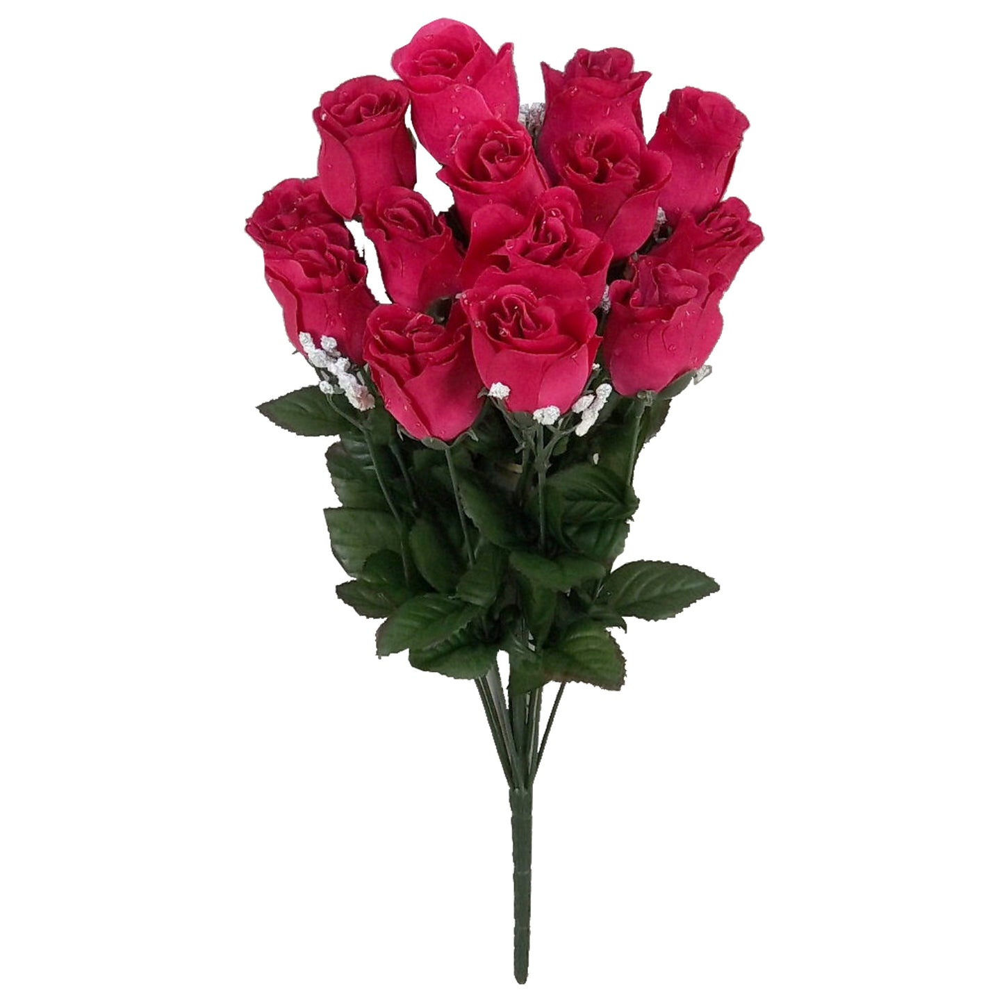 14 Stems Artificial Flower Rosebuds Patriotic Spring