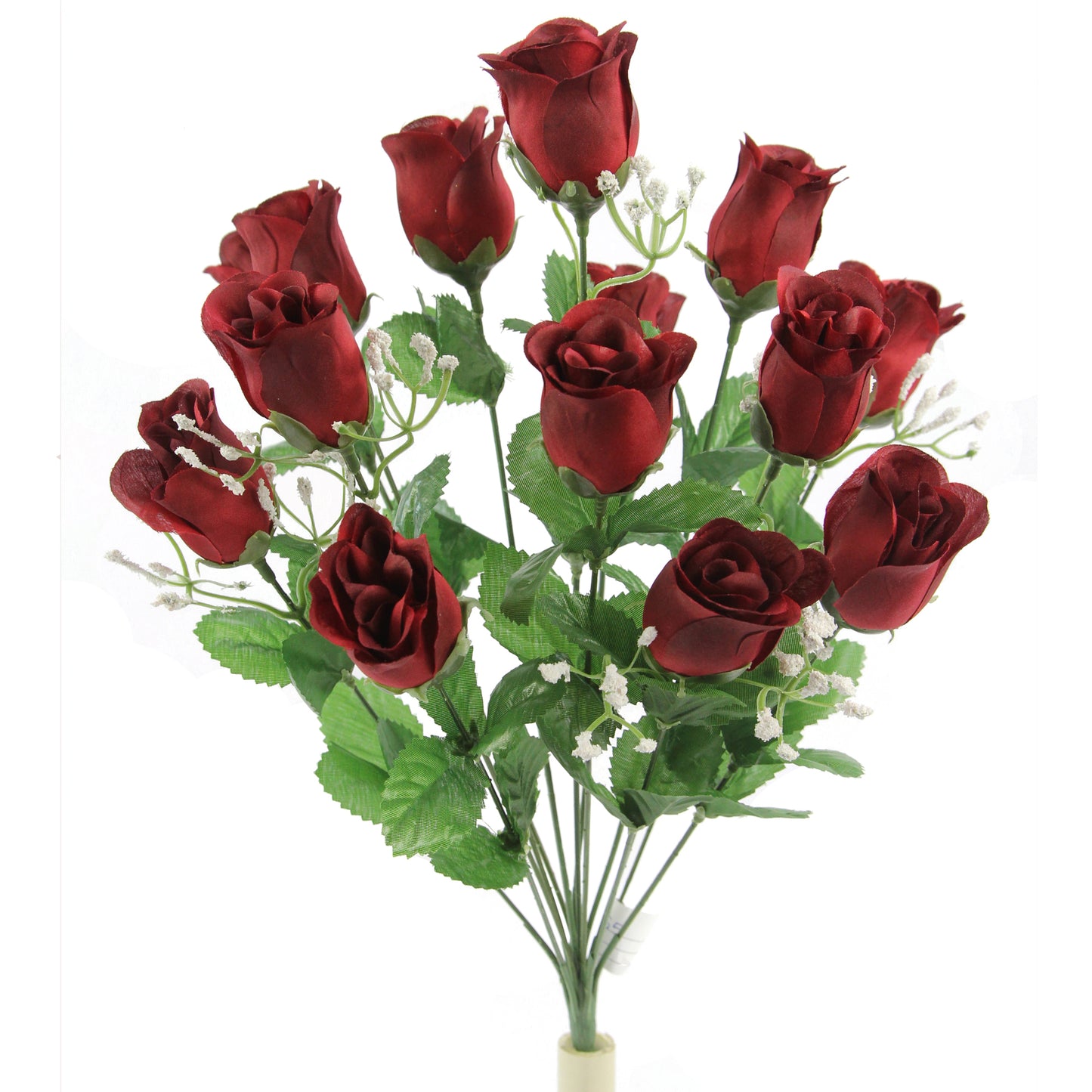 14 Stems Artificial Flower Rosebuds Patriotic Spring