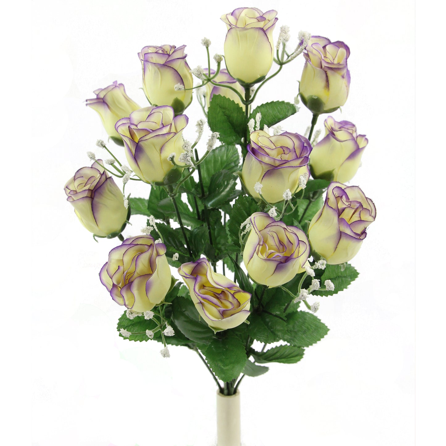 14 Stems Artificial Flower Rosebuds Patriotic Spring