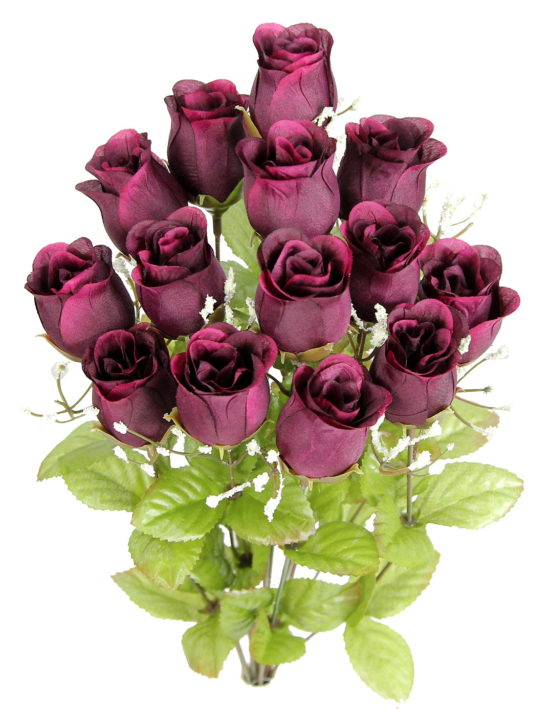 14 Stems Artificial Flower Rosebuds Patriotic Spring