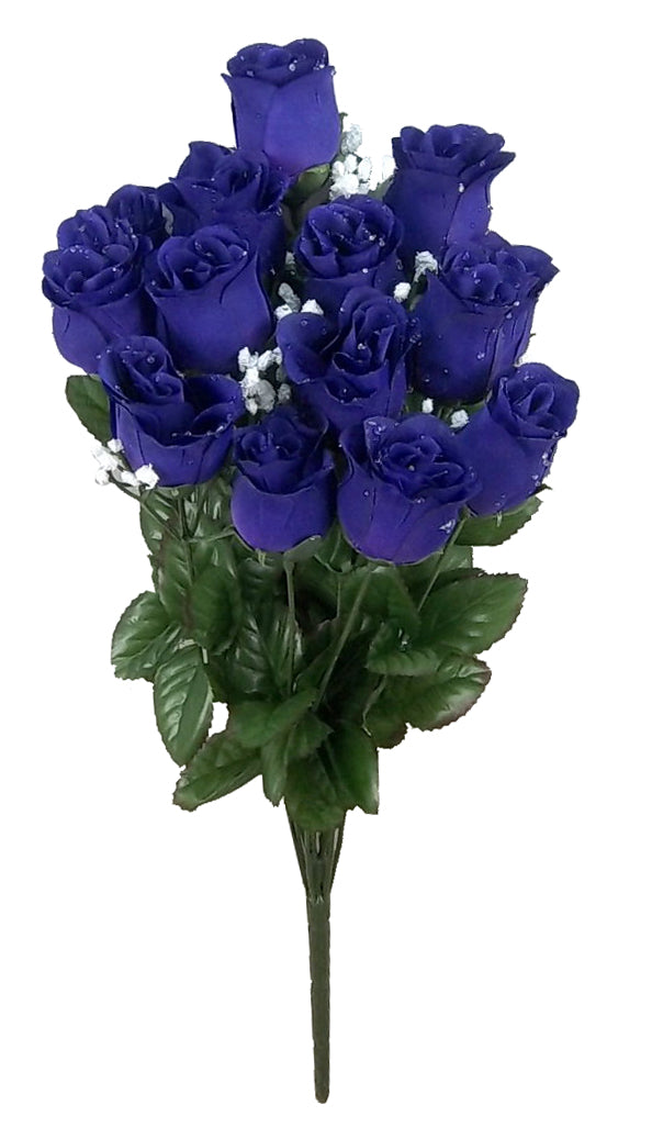14 Stems Artificial Flower Rosebuds Patriotic Spring