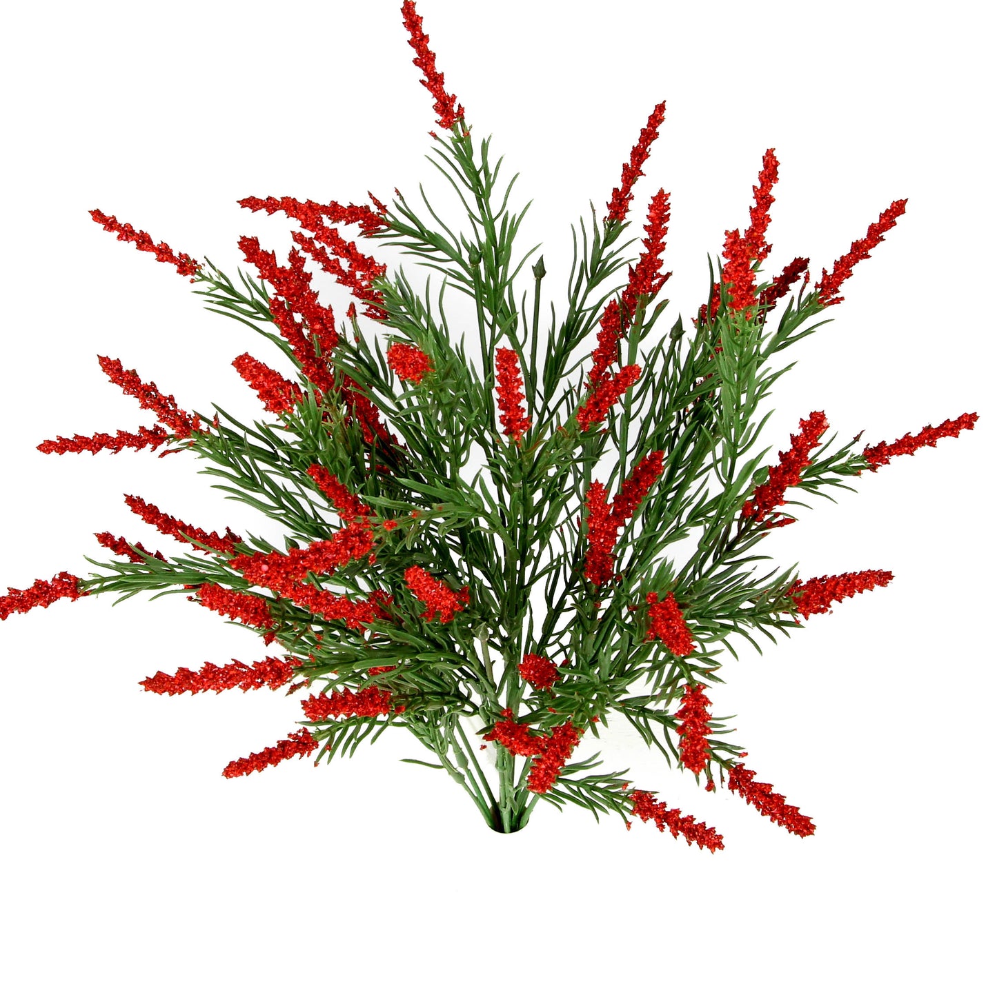 GPB4309-RED-2 12 Stems Artificial Lavender BushesRed2 Pieces