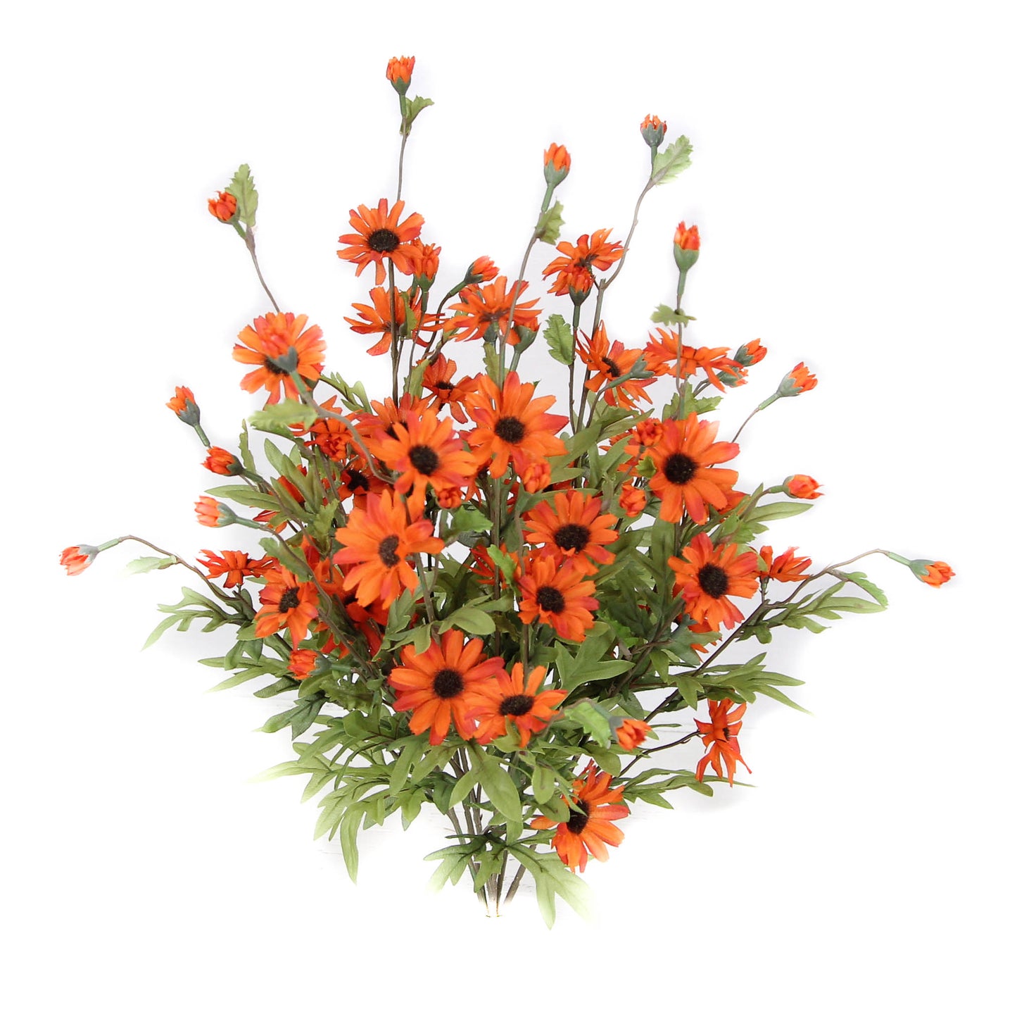GPB4403-CREAM 6 Stems Artificial Full Blooming Daisy Flower BudsCream
